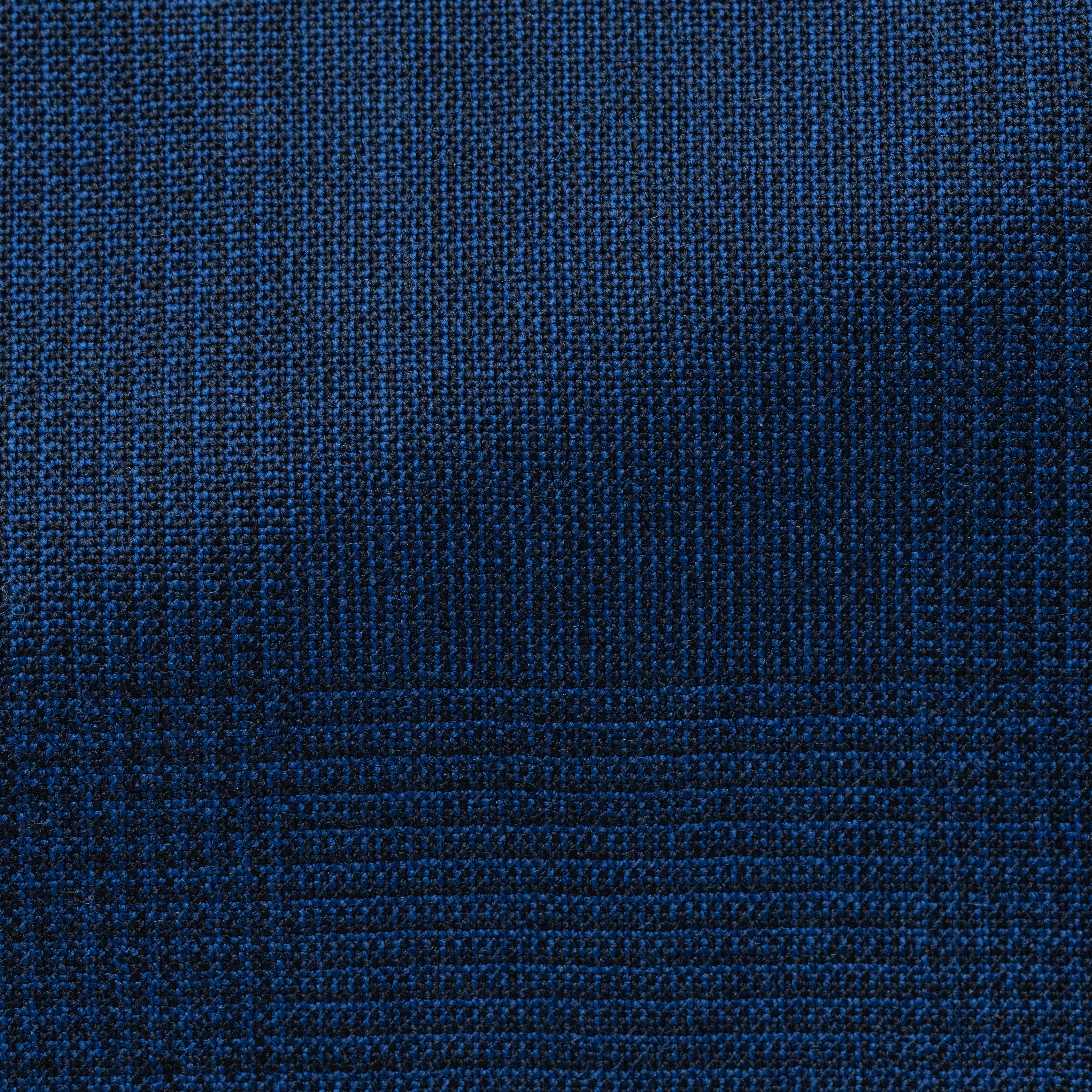 Navy Wool w/ Blue Glen Plaid Suit