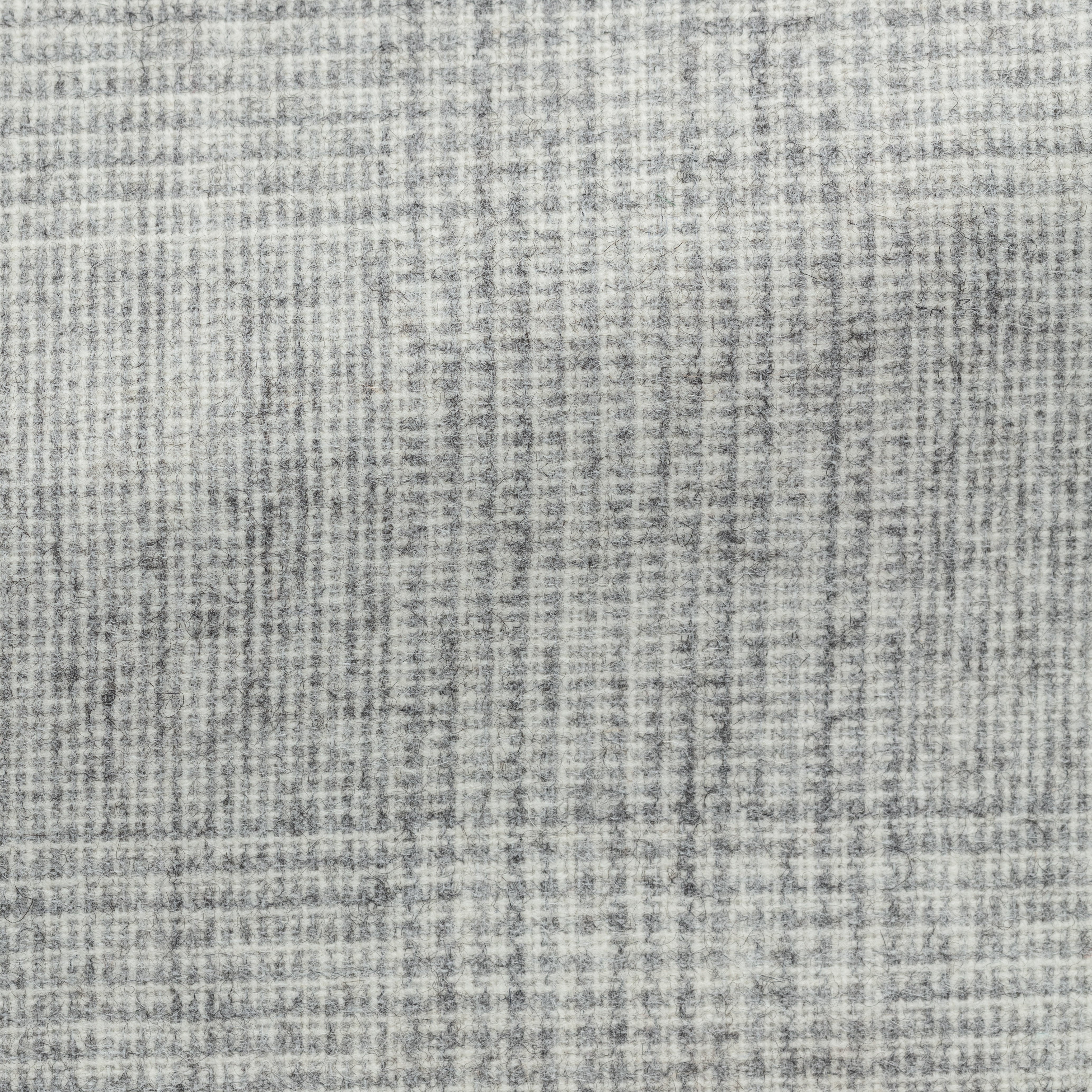 Light Gray-Ivory Wool-Alpaca Blend Glen Plaid Suit