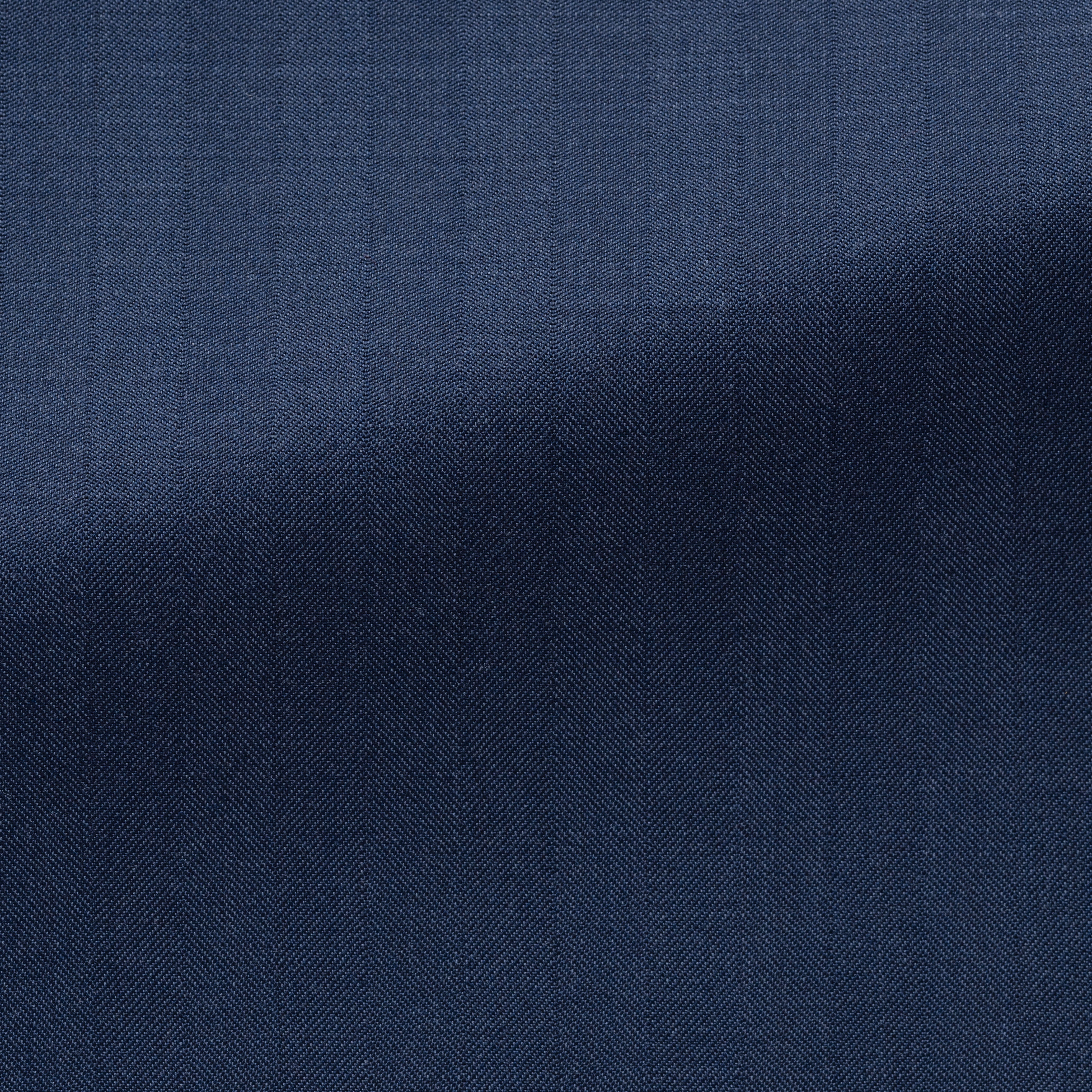 Neapolitan Blue S130 Natural BiStretch Wool Solaro Herringbone Suit