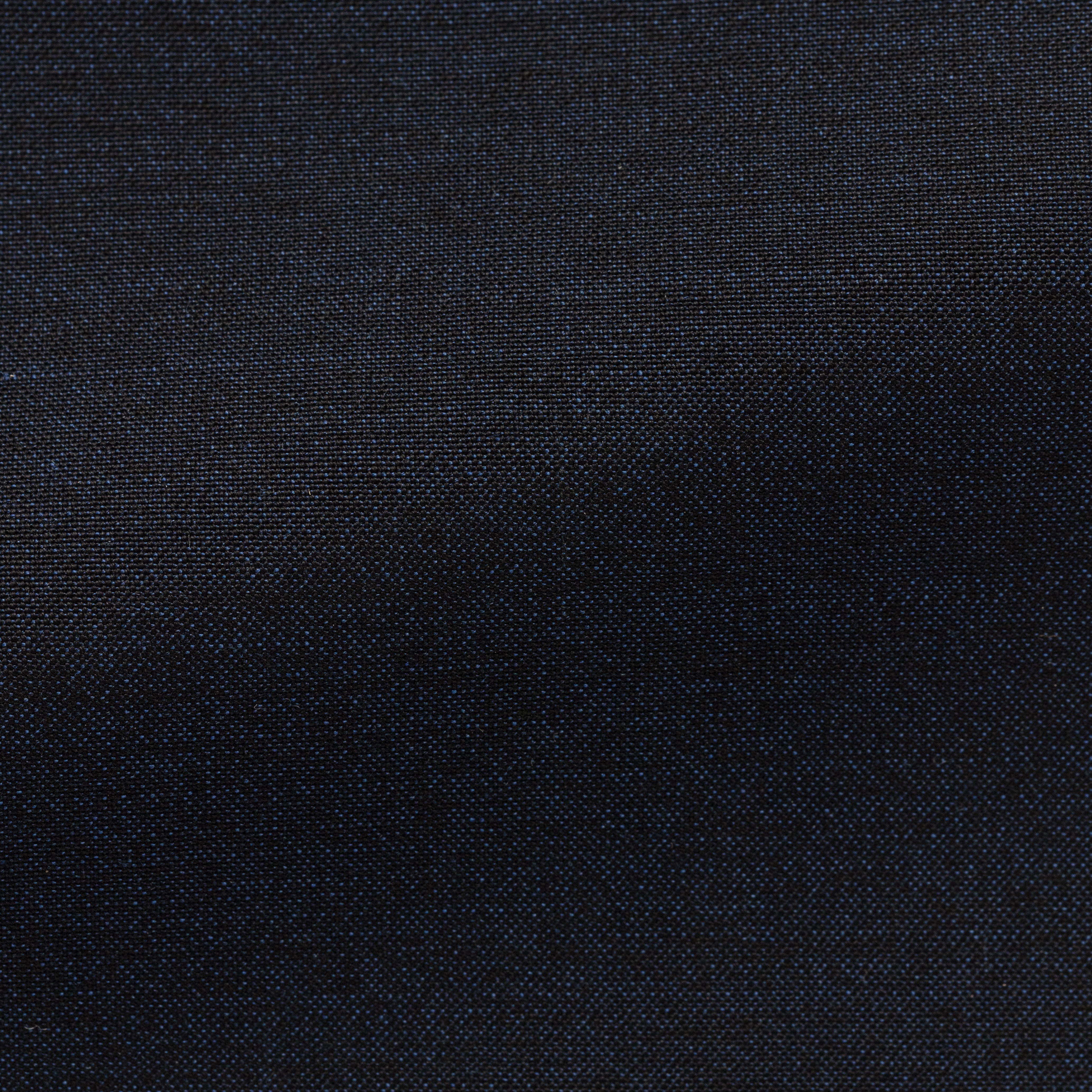 Midnight Blue Mouliné Wool-Silk 3-Piece Suit