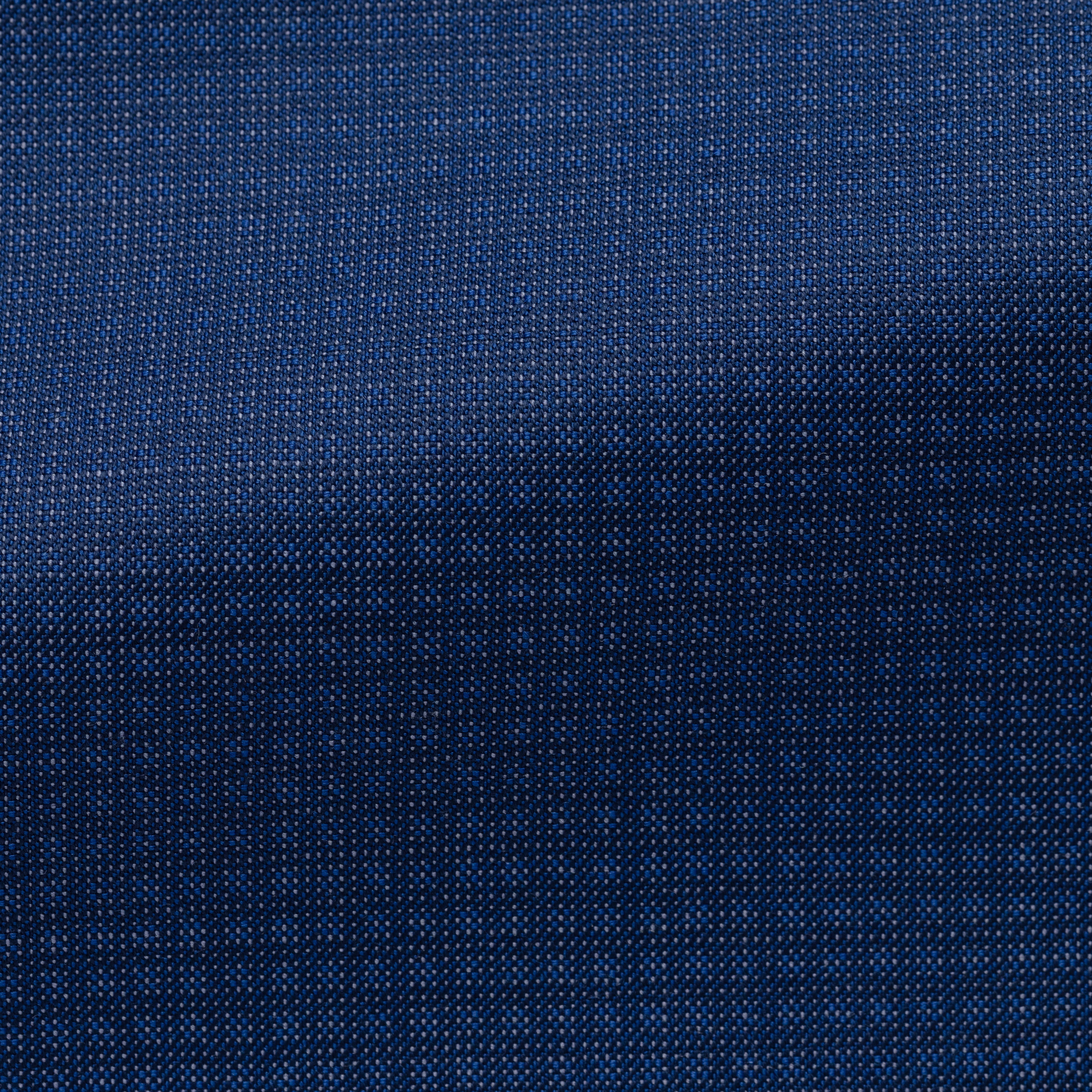 Royal Blue S100 Wool With Subtle Micro-Check 3-Piece Suit