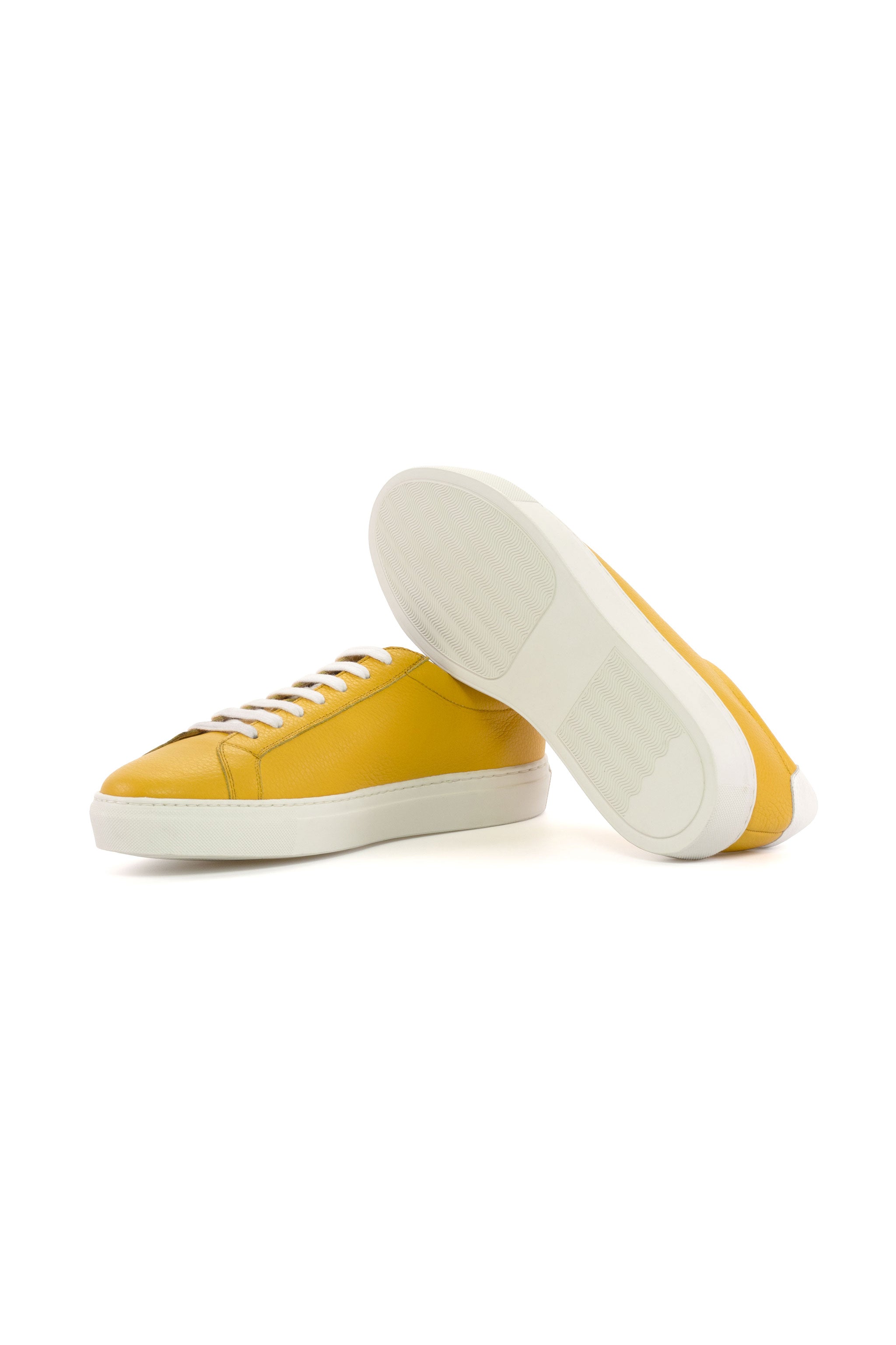 Honey Full Grain + White Full Grain Classic Low Sneaker