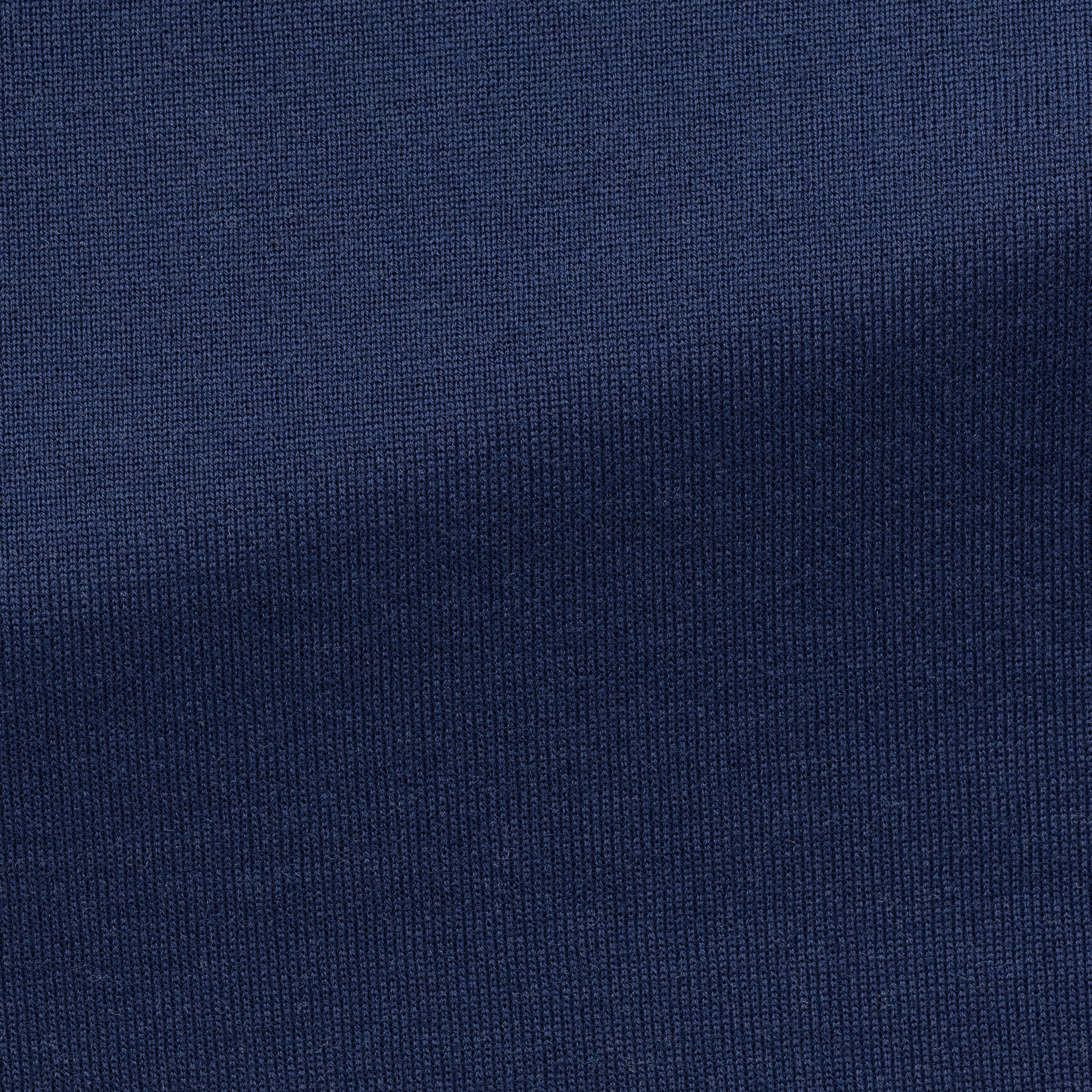 S160 Navy Blue Ultra-Fine Merino Full-Zip