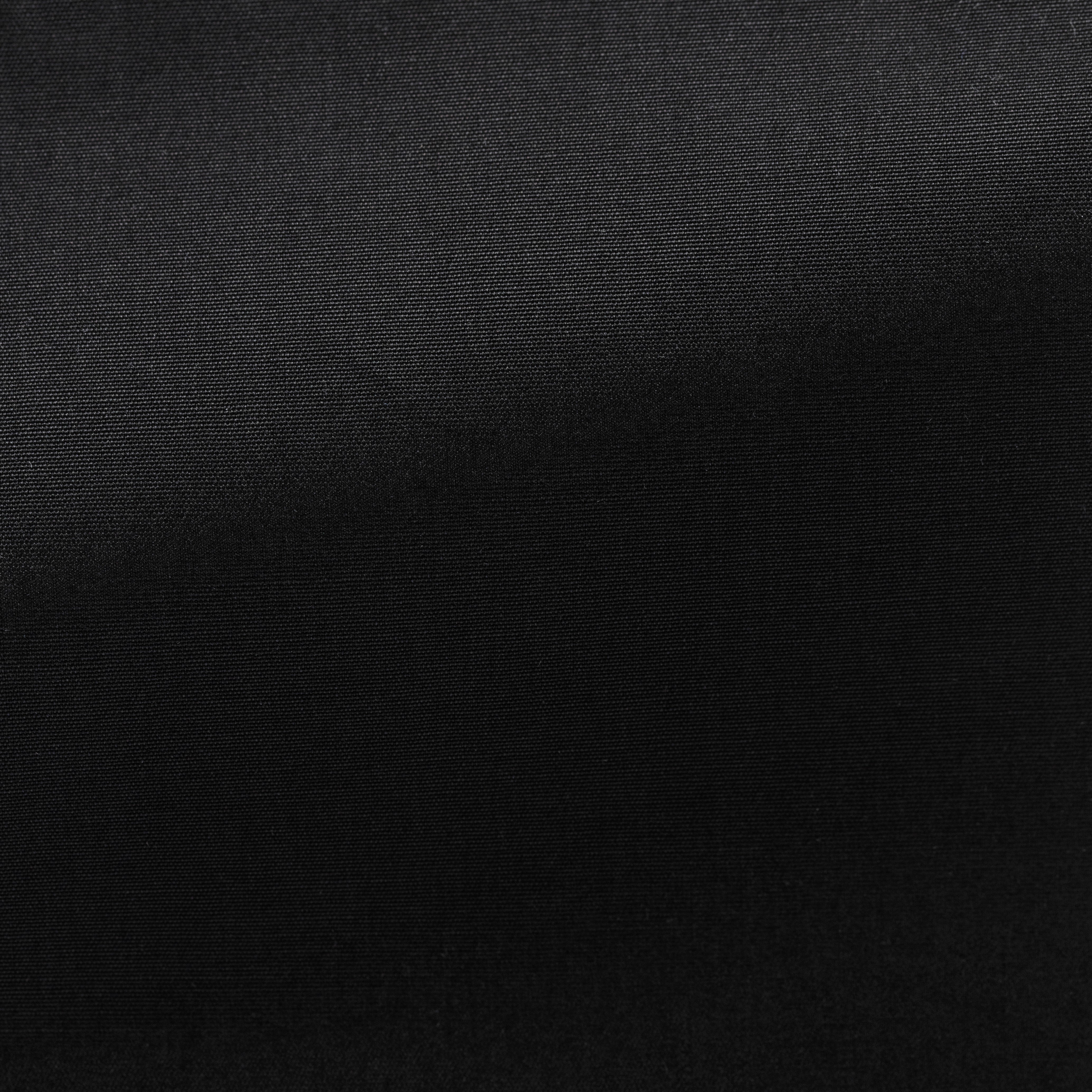 Black Compact Cotton Poplin Shirt