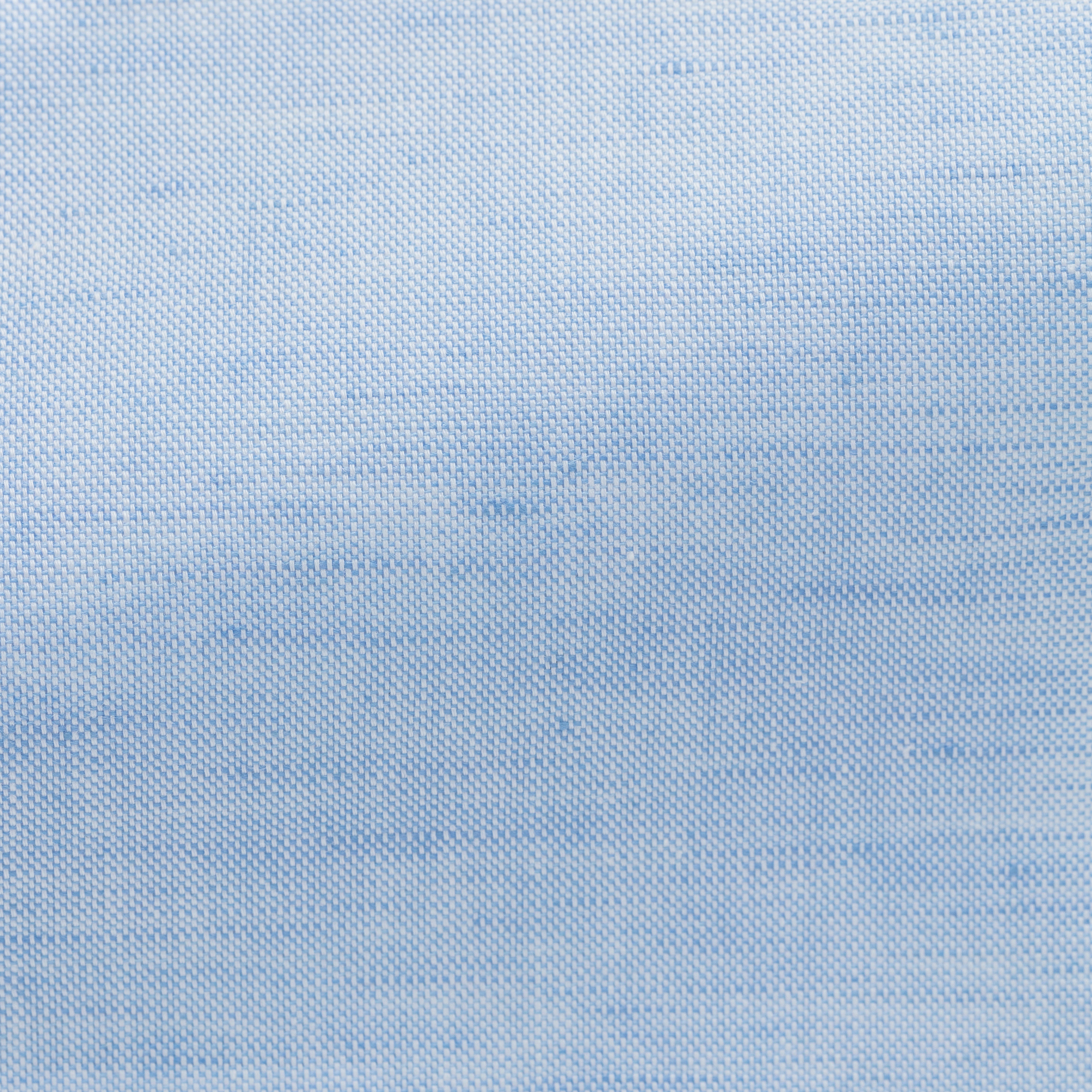 White-Light Blue Chambray Cotton-Linen Shirt