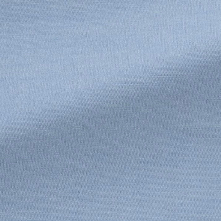Sky Blue S120 Wool Jersey Shirt
