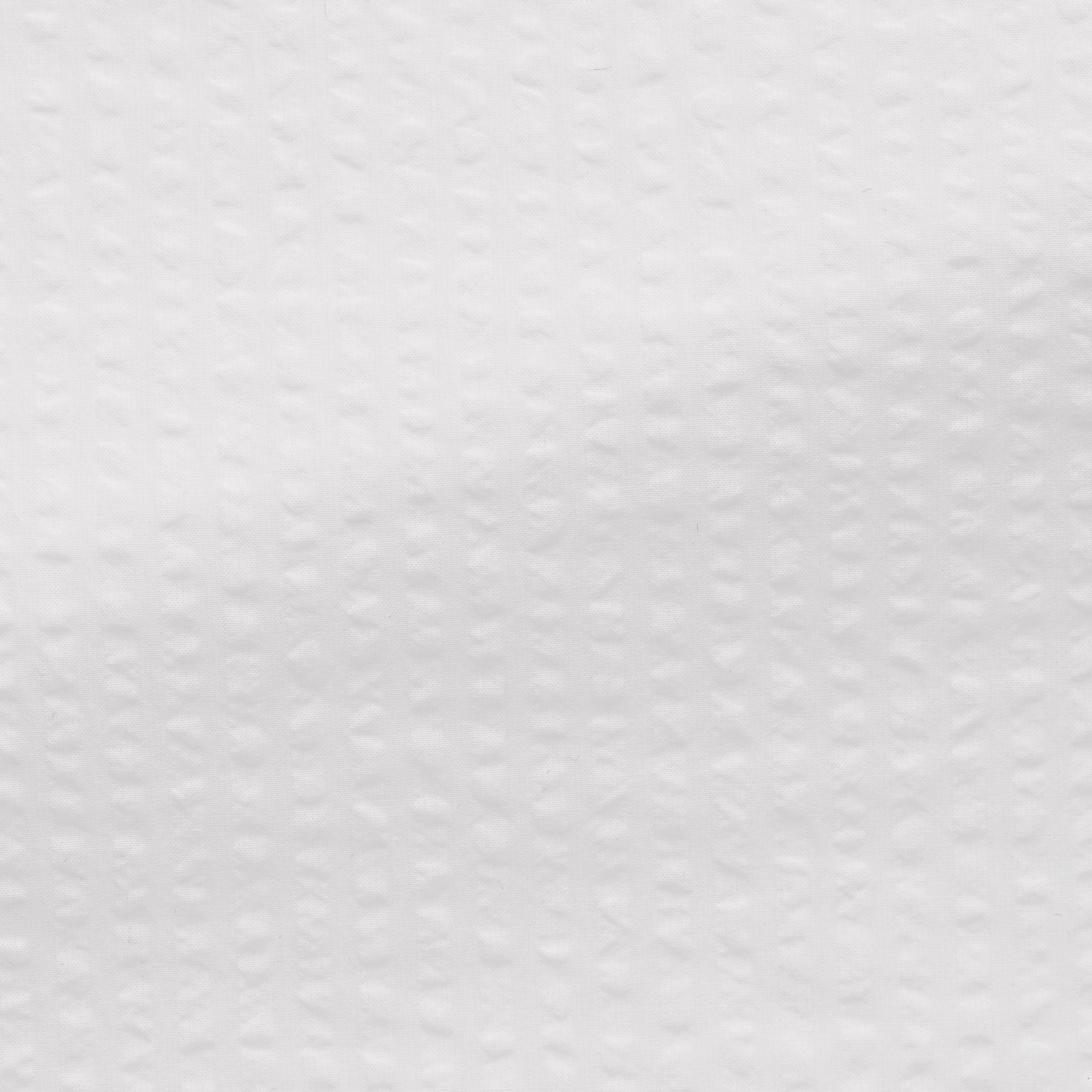 White Cotton Seersucker Shirt