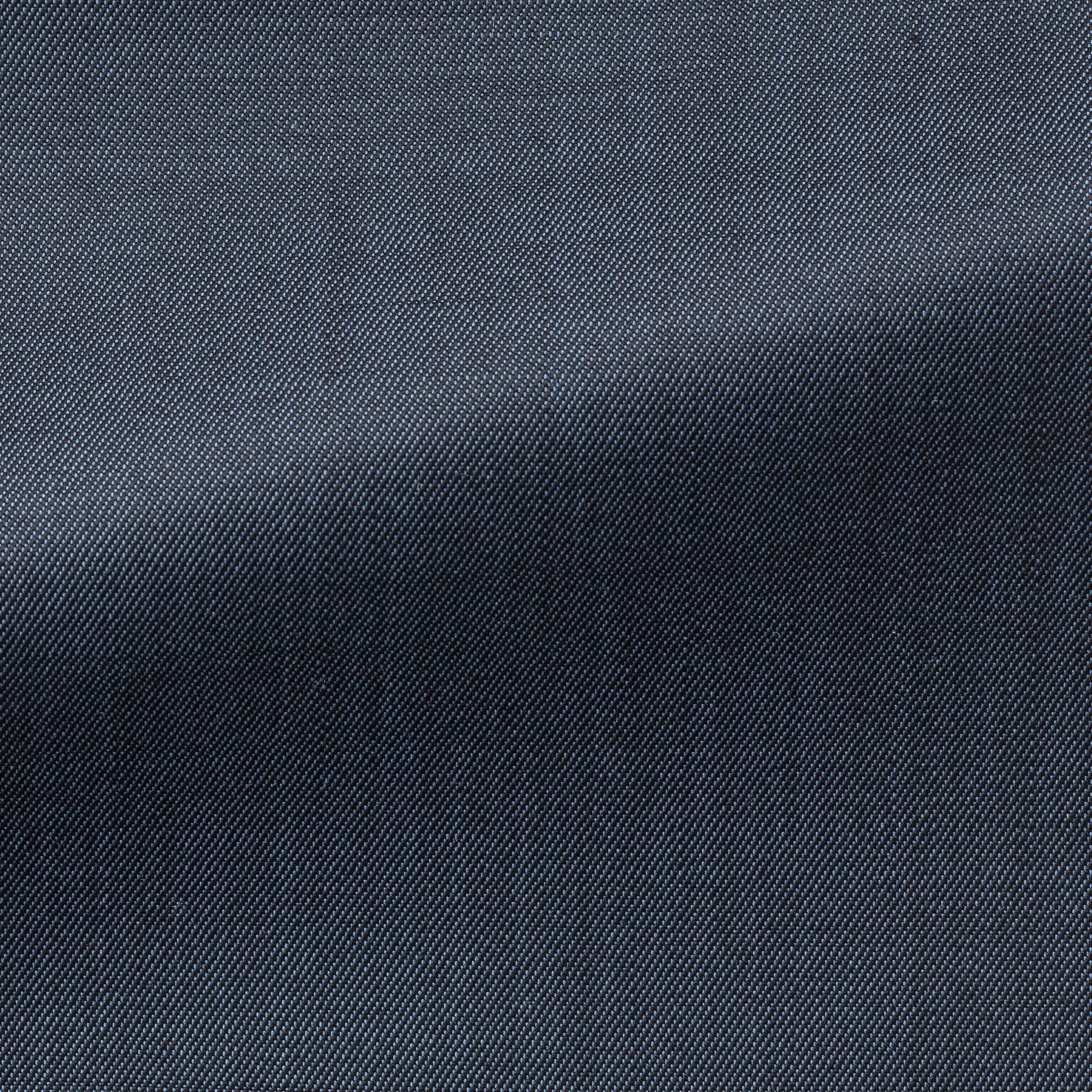 Slate Blue Twill Wool-Mohair Suit & Dusty Blue Wool Blend W/ Jacquard Dots Vest