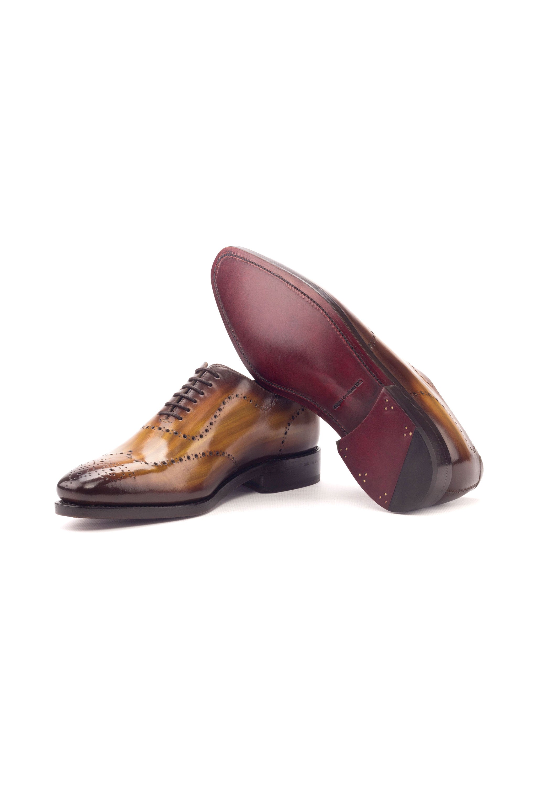 Brown Patina Whole Cut w/ Full Punched