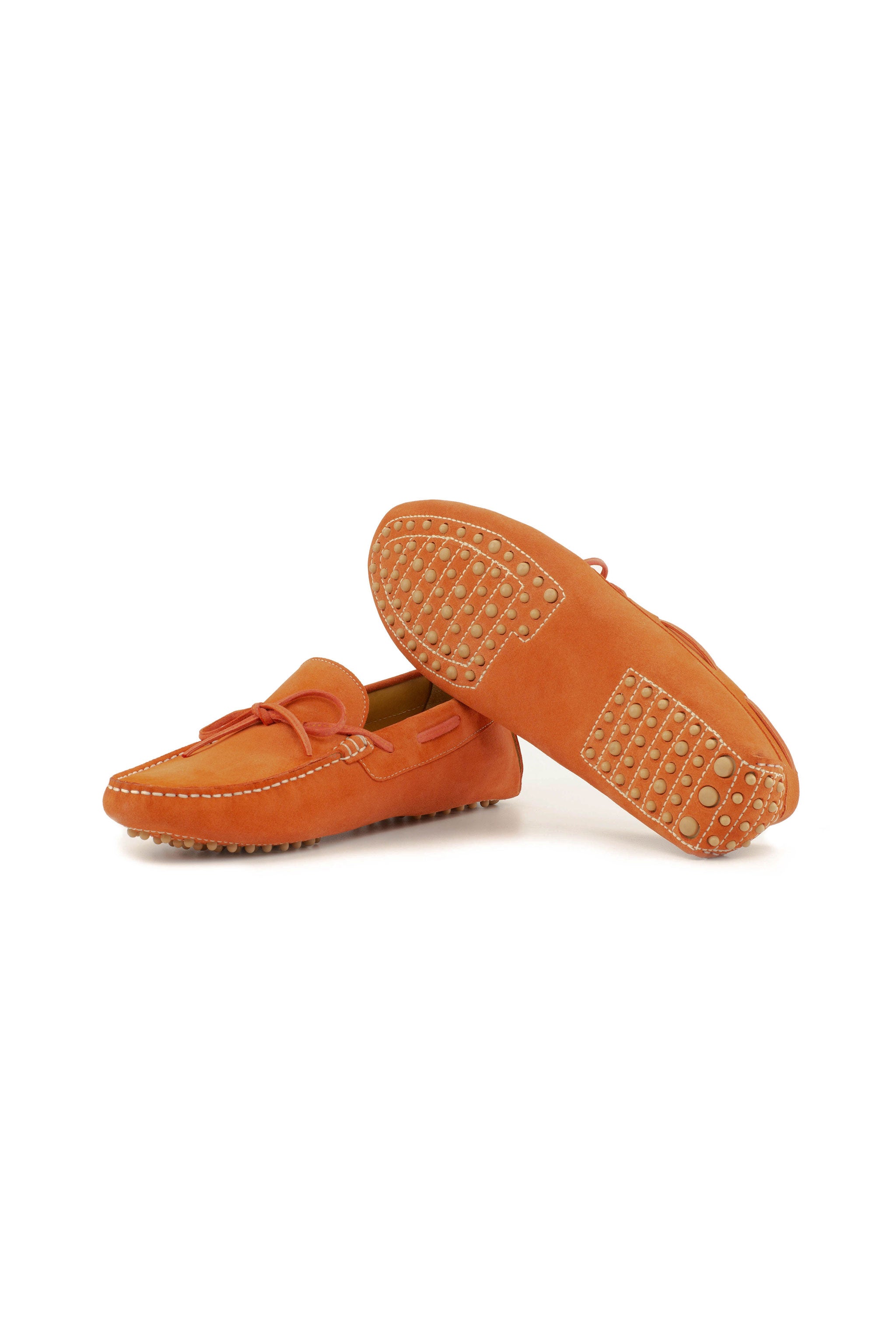 Orange Suede + Beige Gommino Drivers