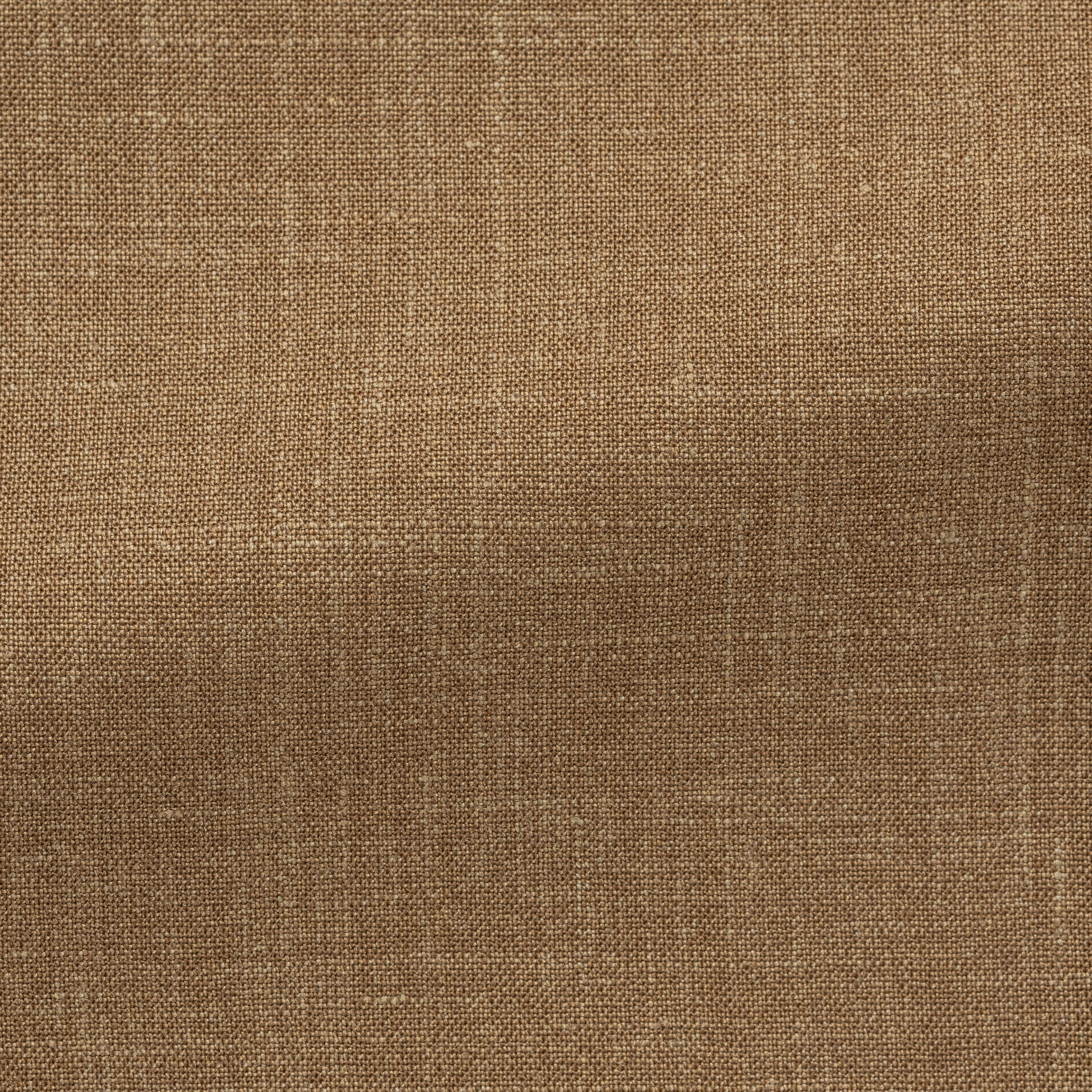 Caramel Wool-Silk-Linen Tropical Safari Suit