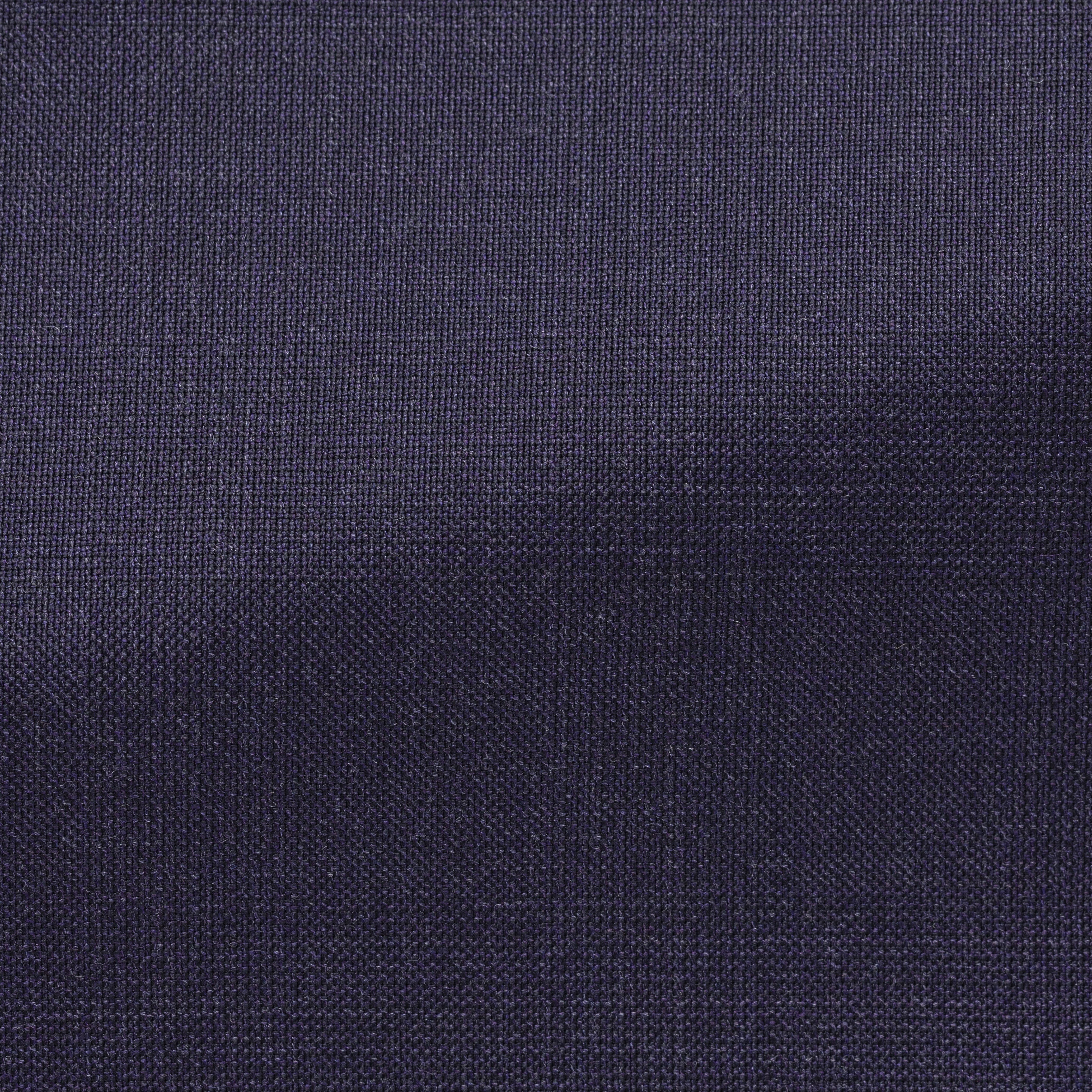 Aubergine Wool Glen Plaid Suit