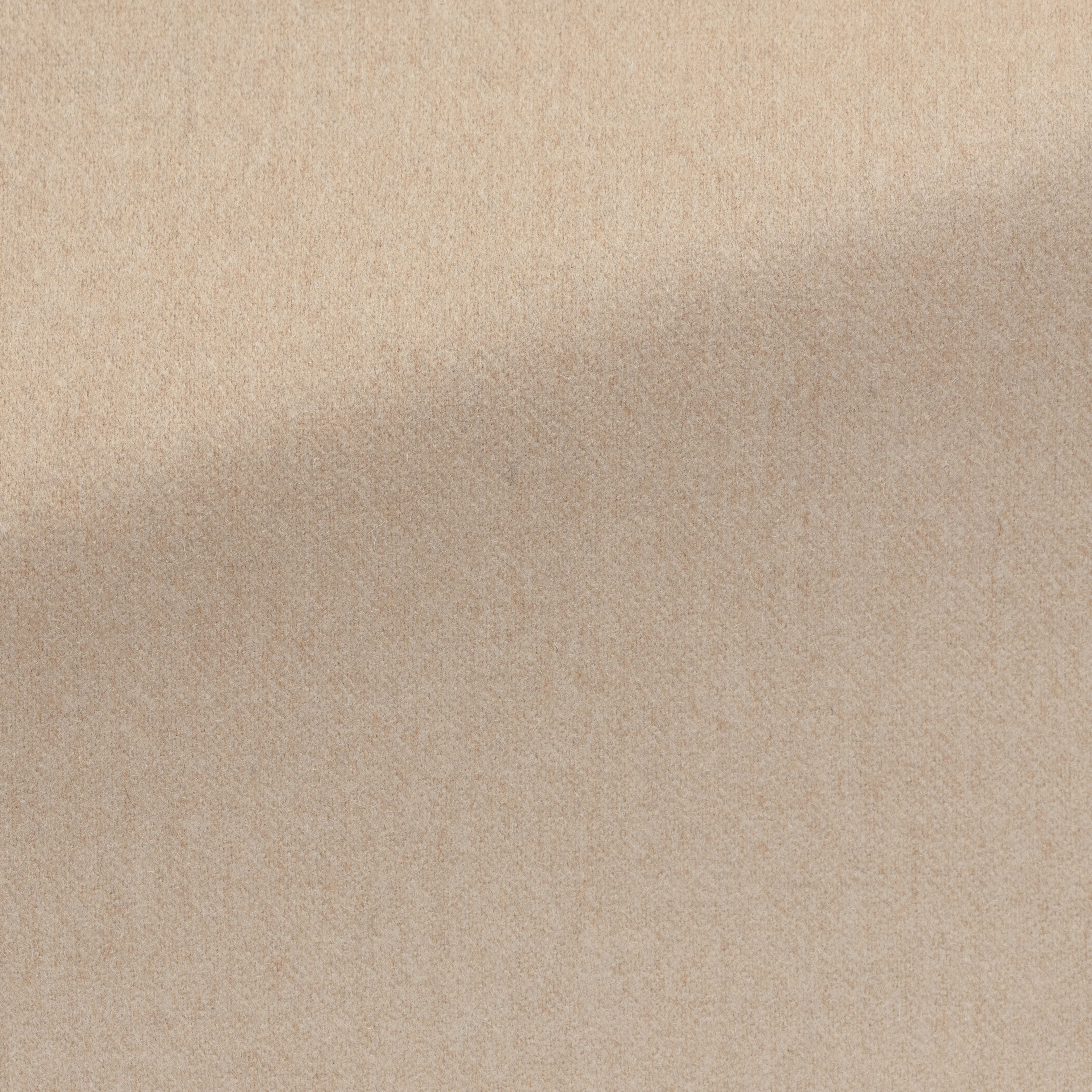 Warm Sand Brushed Camel Plain Weave Utility Jacket