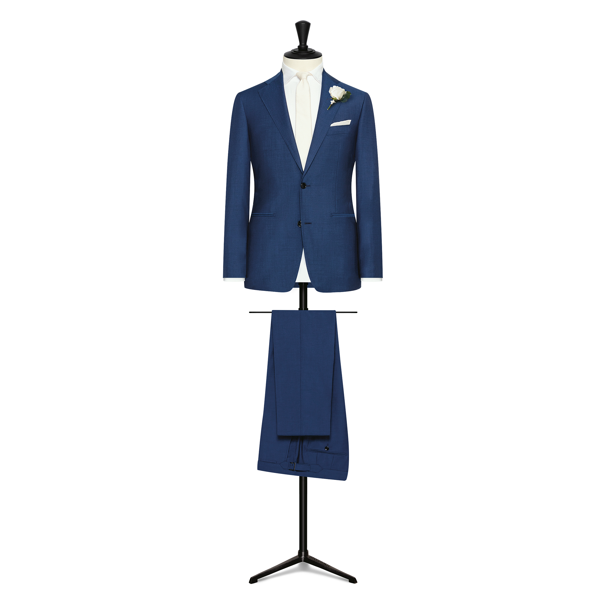 Royal Blue S100 Wool Solaro Suit
