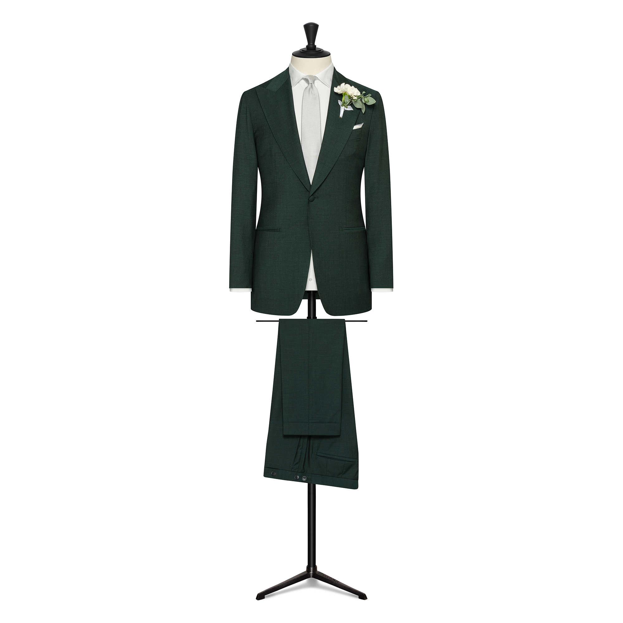 Bottle Green S100 Wool Solaro Suit