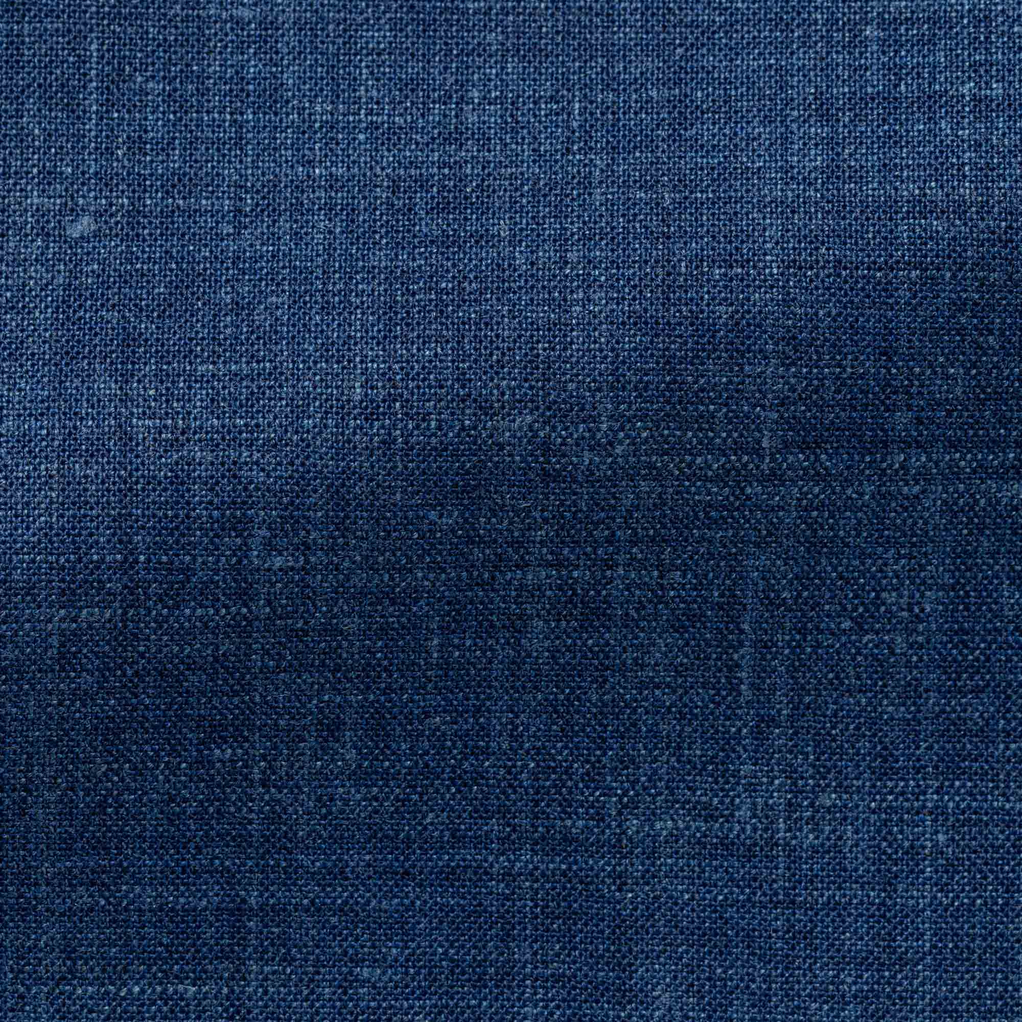 Twilight Blue Stretch Wool-Linen