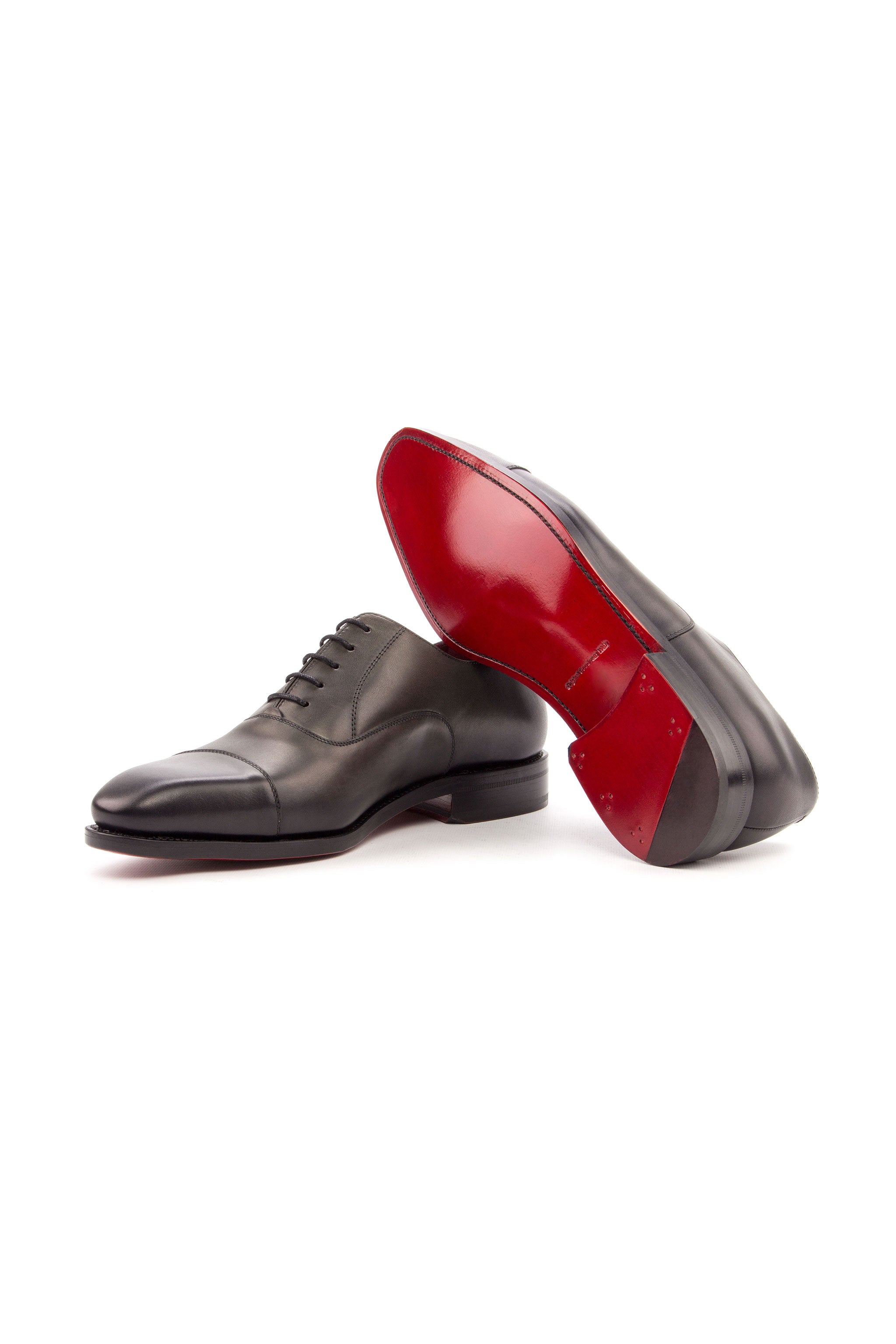 Grey Painted Calf Oxford