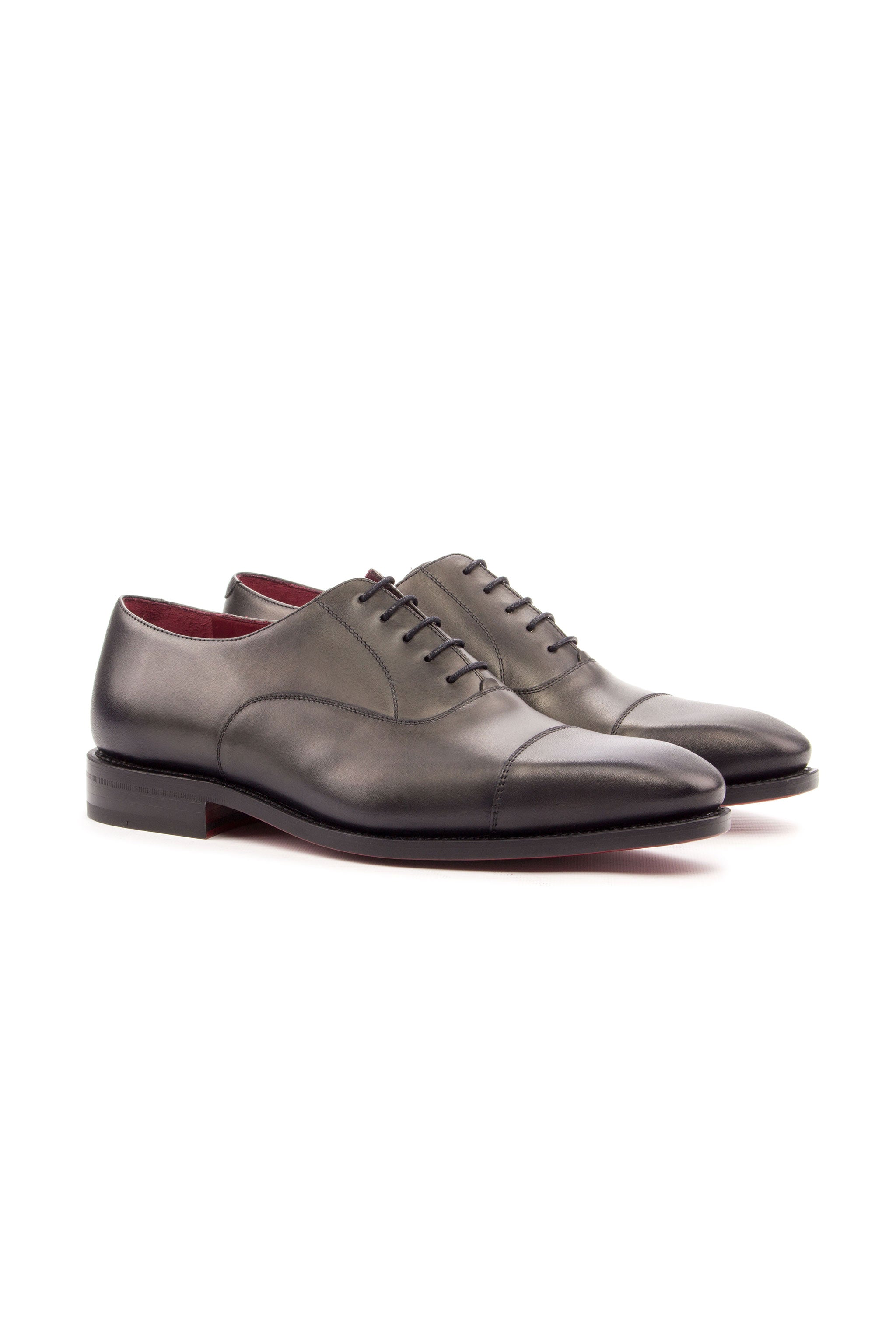 Grey Painted Calf Oxford