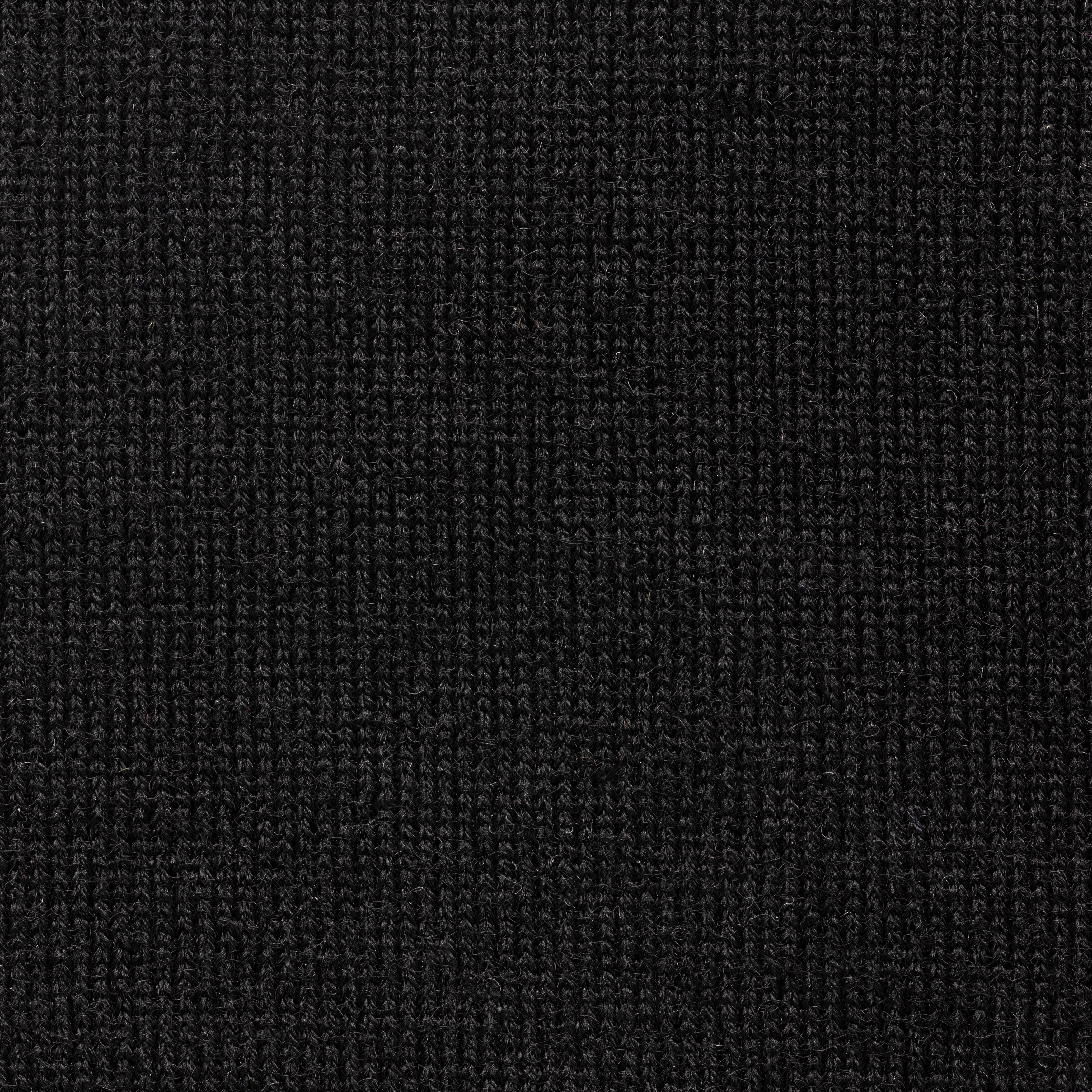 Black Extra-Fine Merino Turtle Neck
