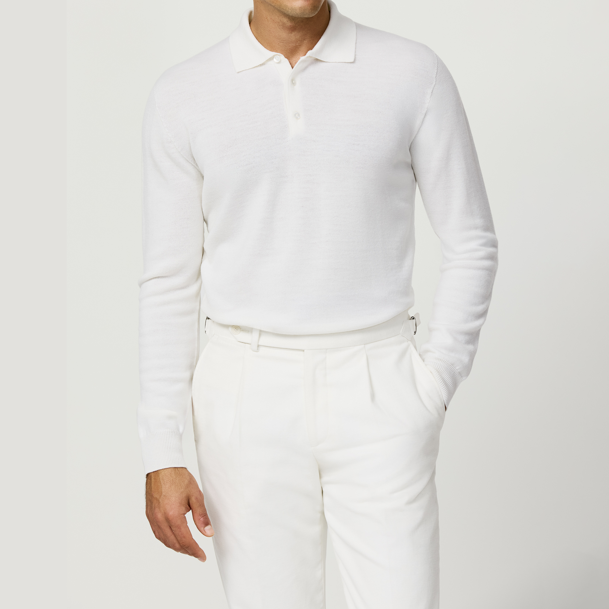 Off-White Extra-Fine Merino Polo