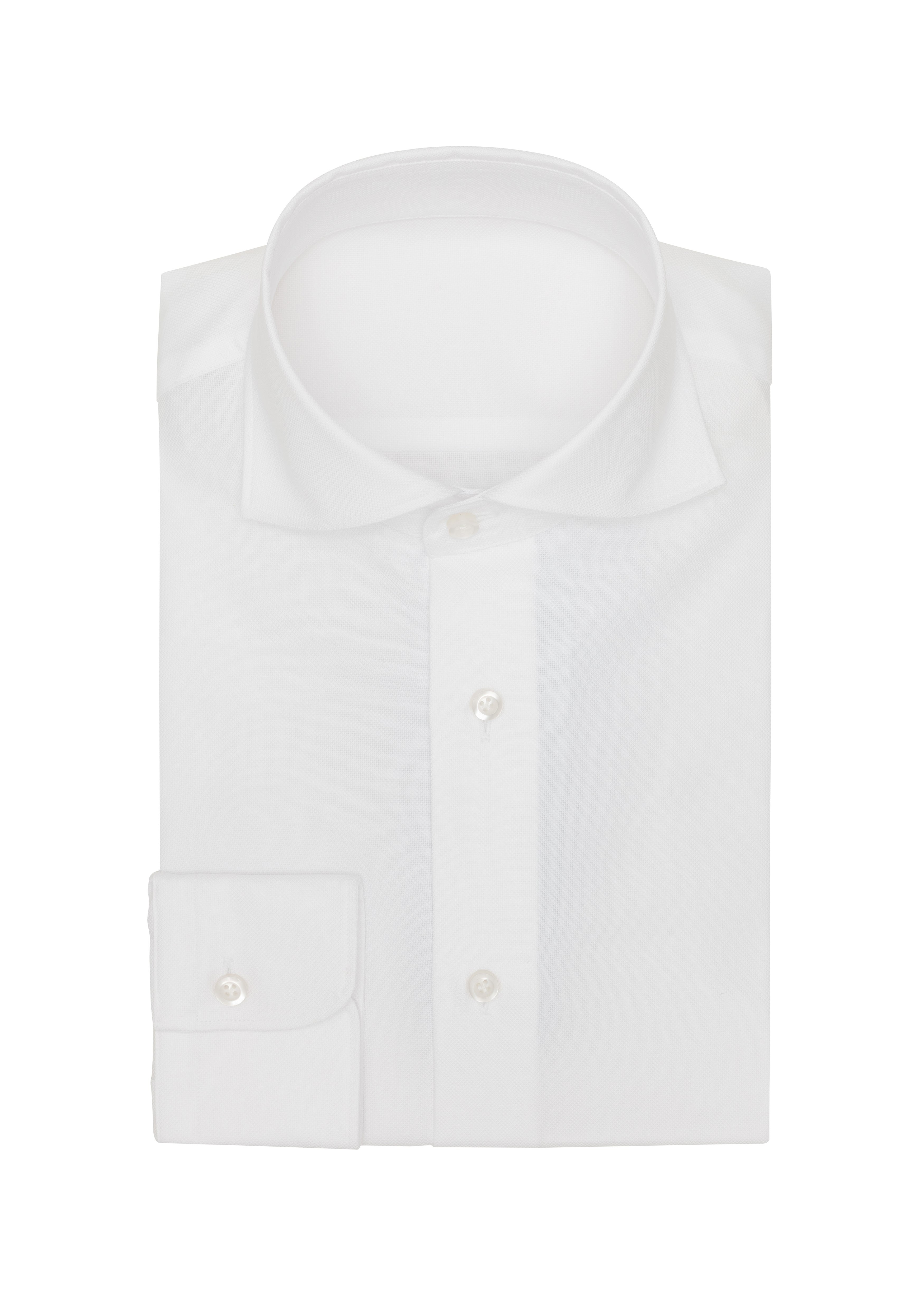 White Cotton Fine Royal Oxford Shirt
