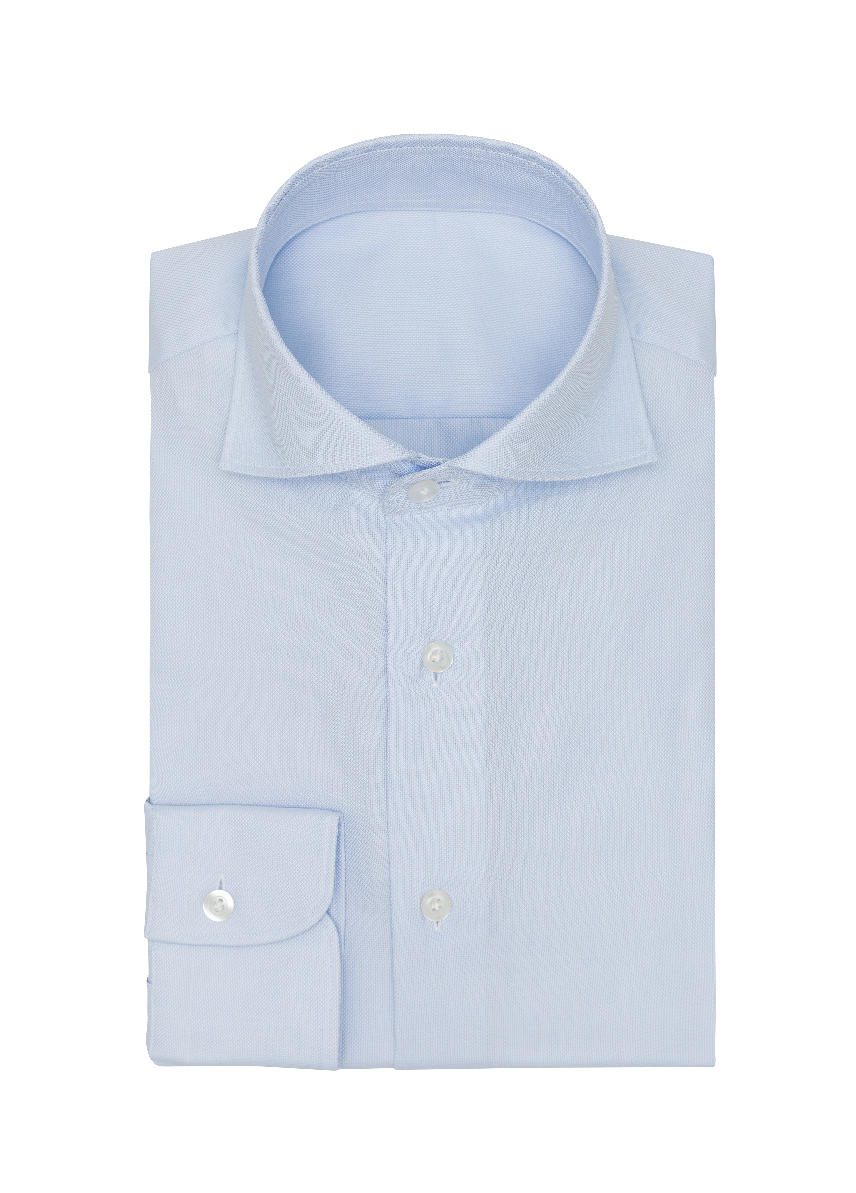 Light Blue Cotton Fine Royal Oxford Shirt