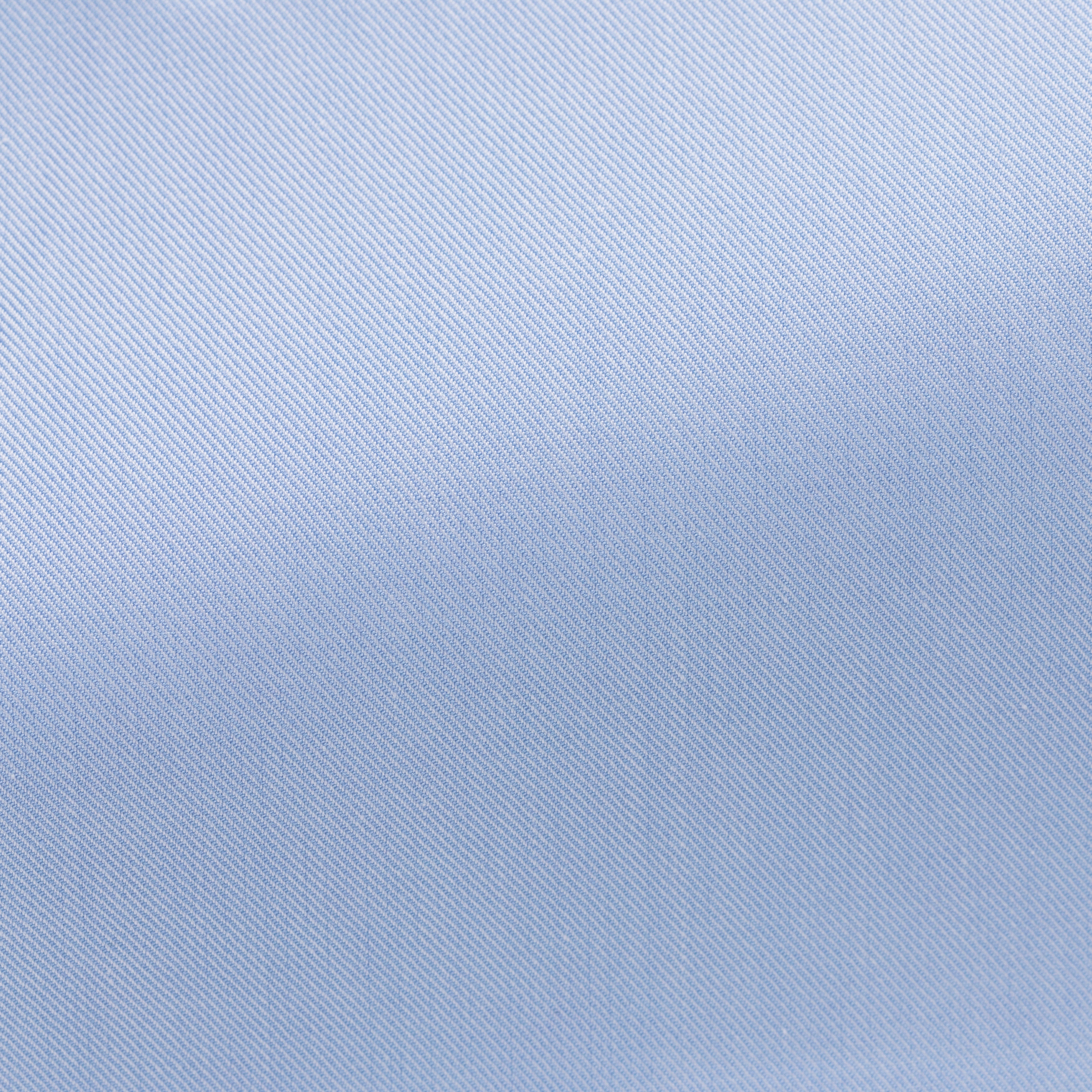 Light Blue Cotton Fine Twill Shirt