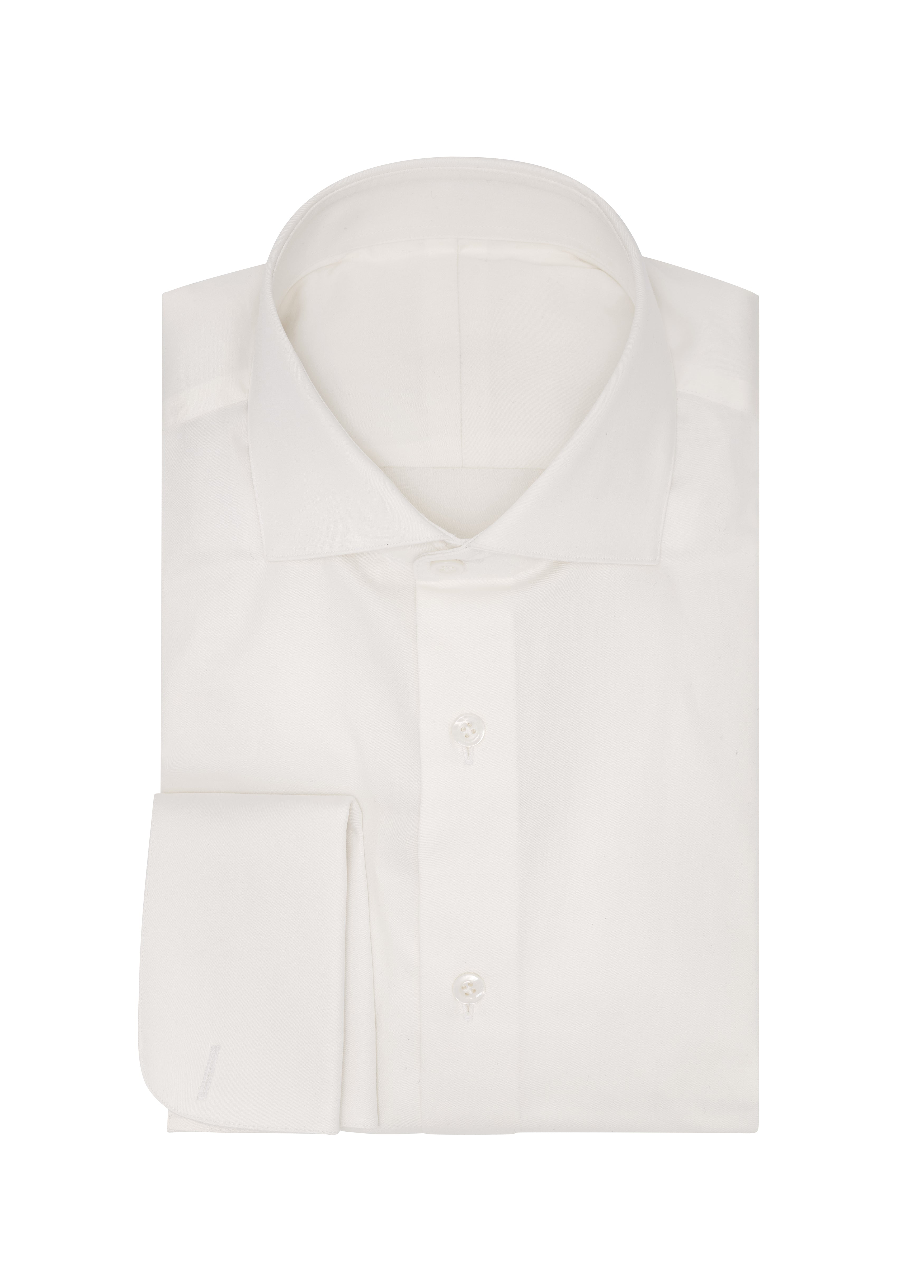 Off-White Cotton Fine Sateen Shirt