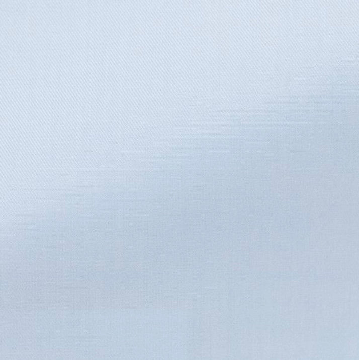 Light Blue Cotton Fine Twill Shirt