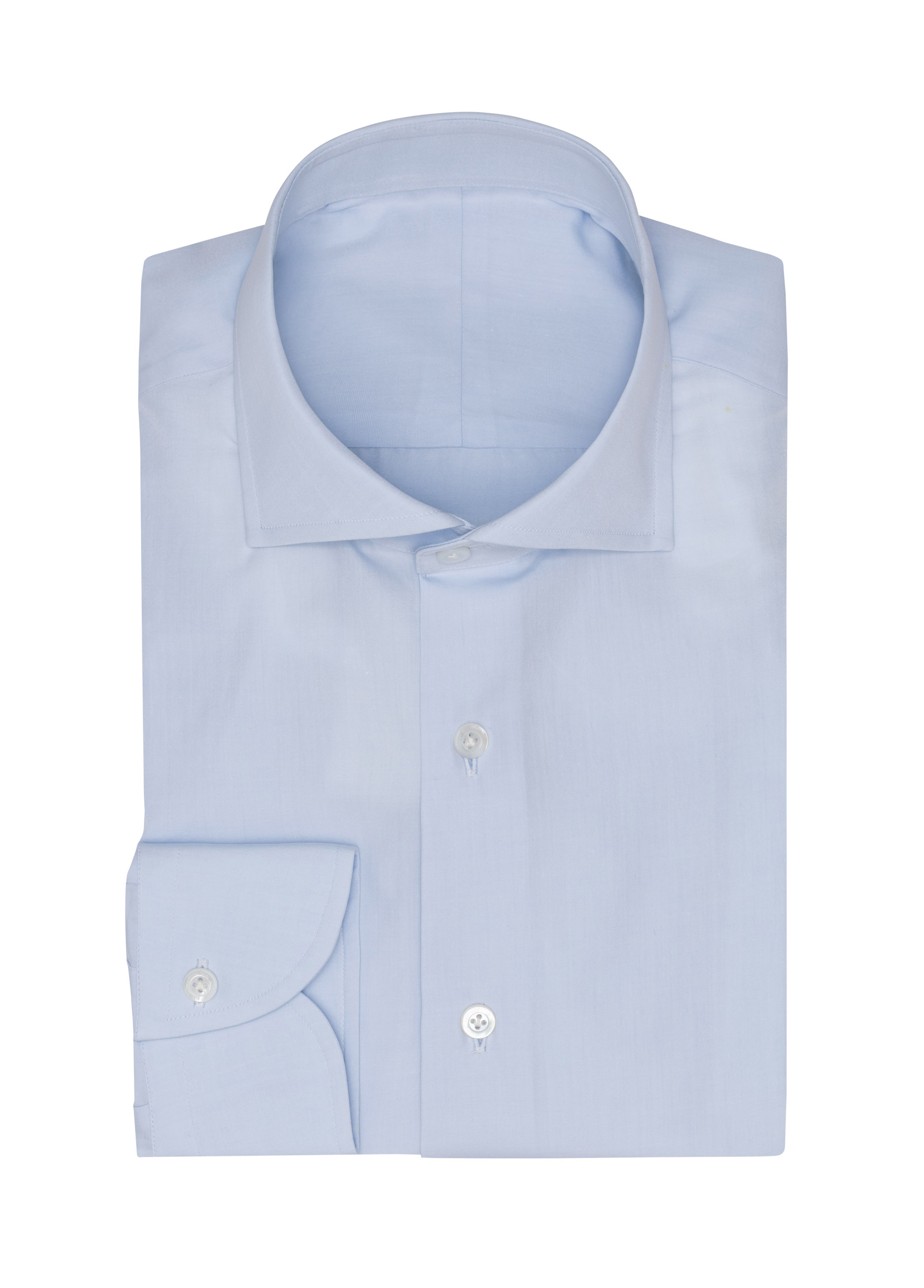 Light Blue Cotton Poplin Shirt