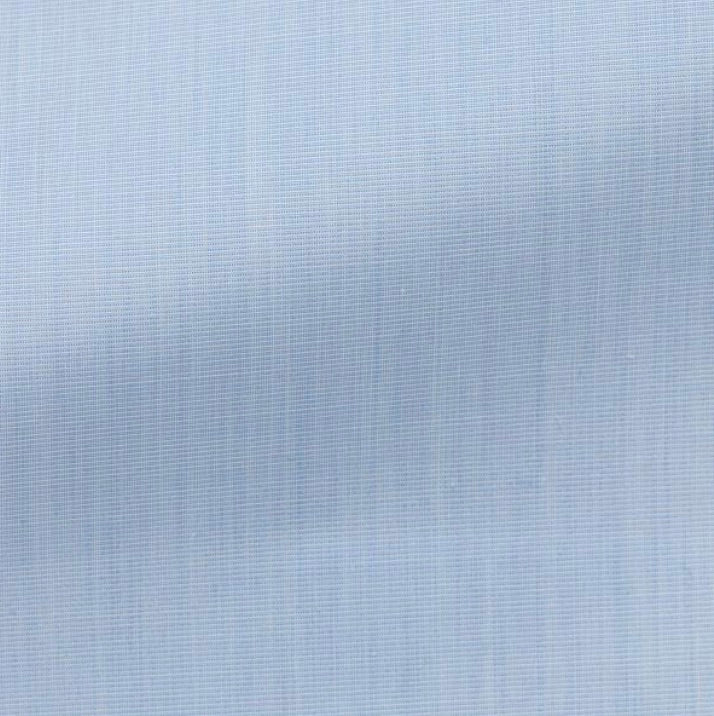 Soft Blue Cotton Poplin Shirt