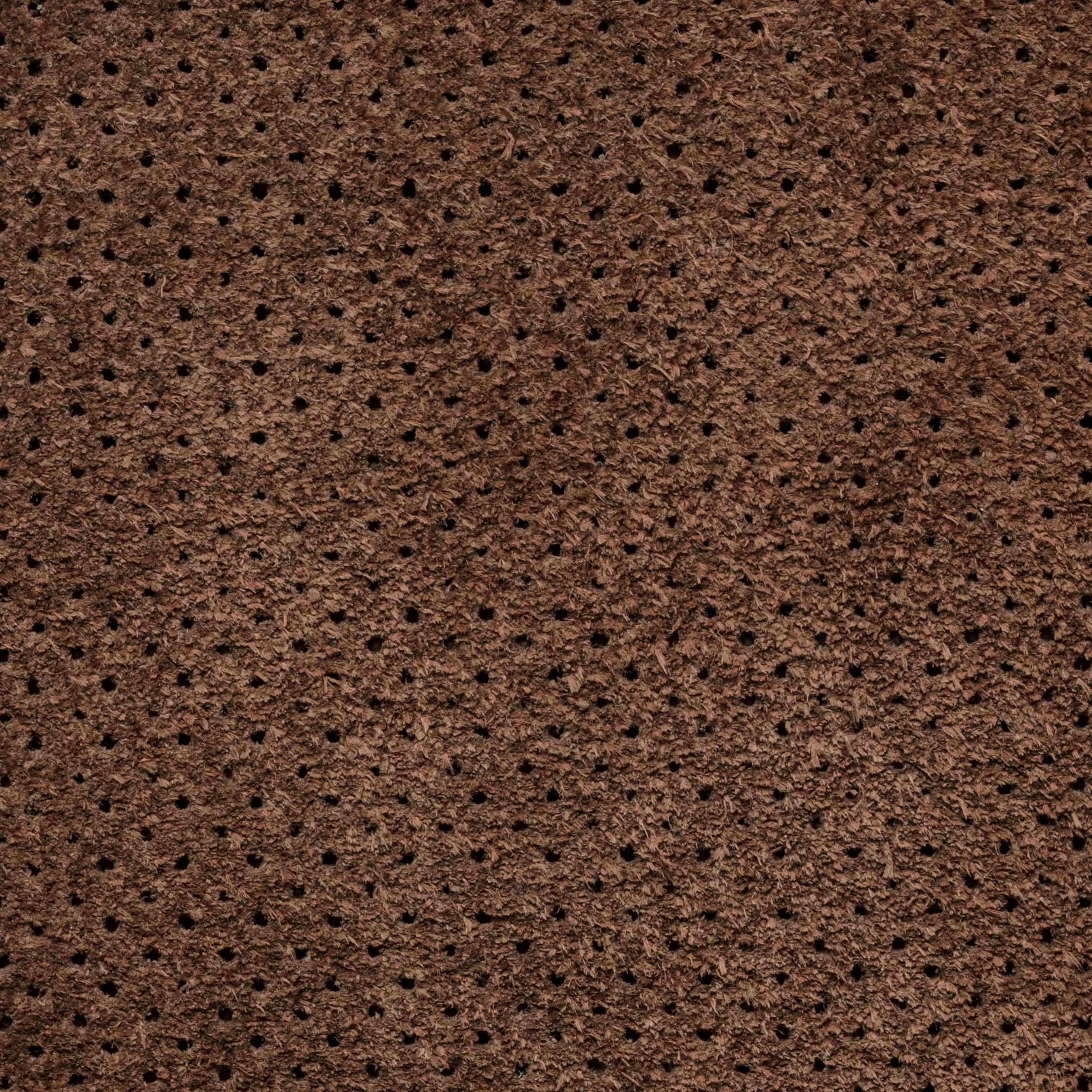 Perforated Chocolate Brown Summer Suede Low Sneaker