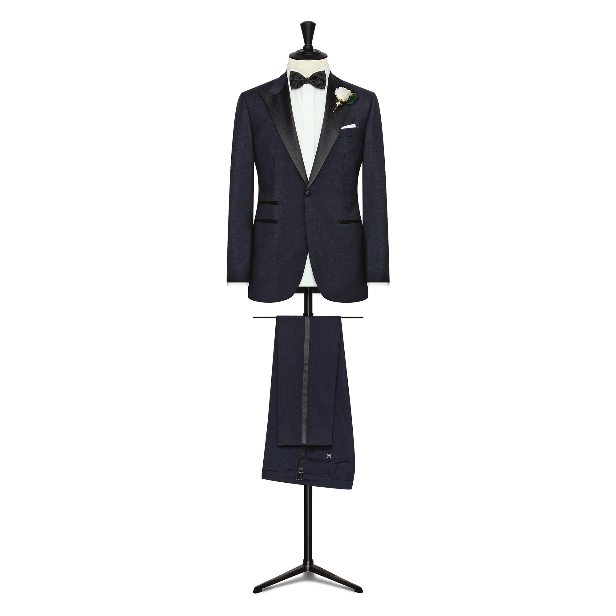 Navy Wool-Mohair Tropical Tuxedo