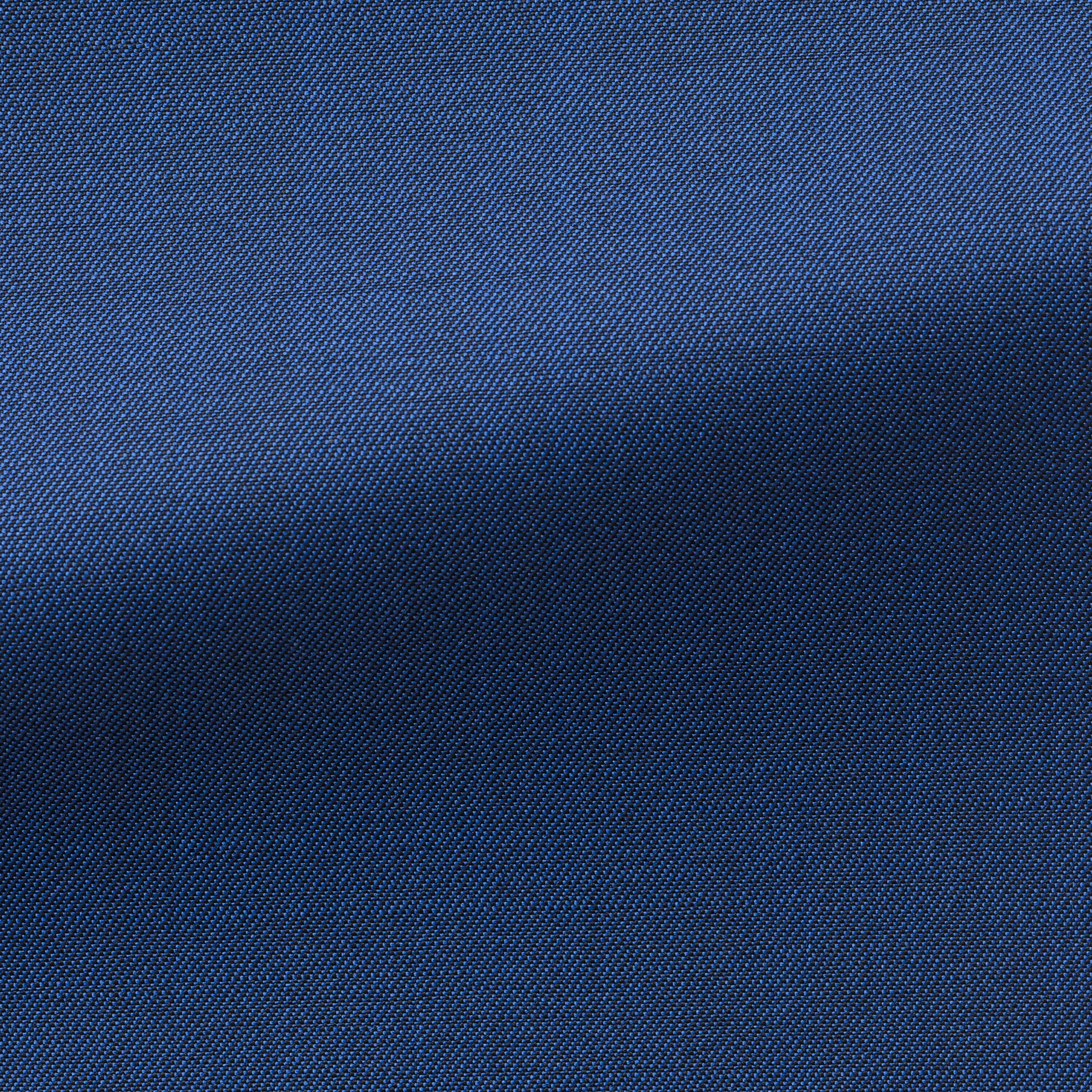 Bright Blue Twill Wool-Mohair Suit