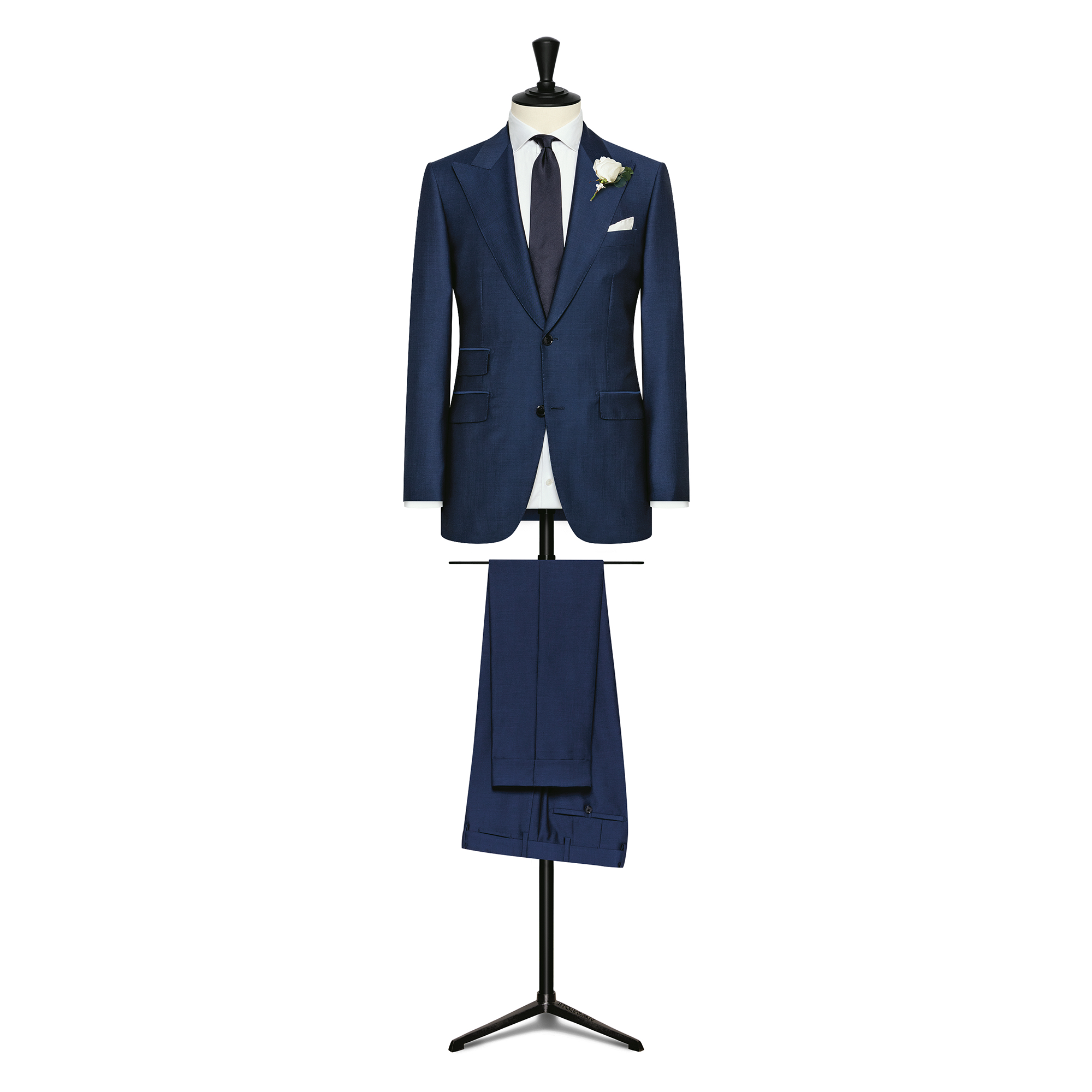 Neapolitan Blue Twill WoolMohair Suit