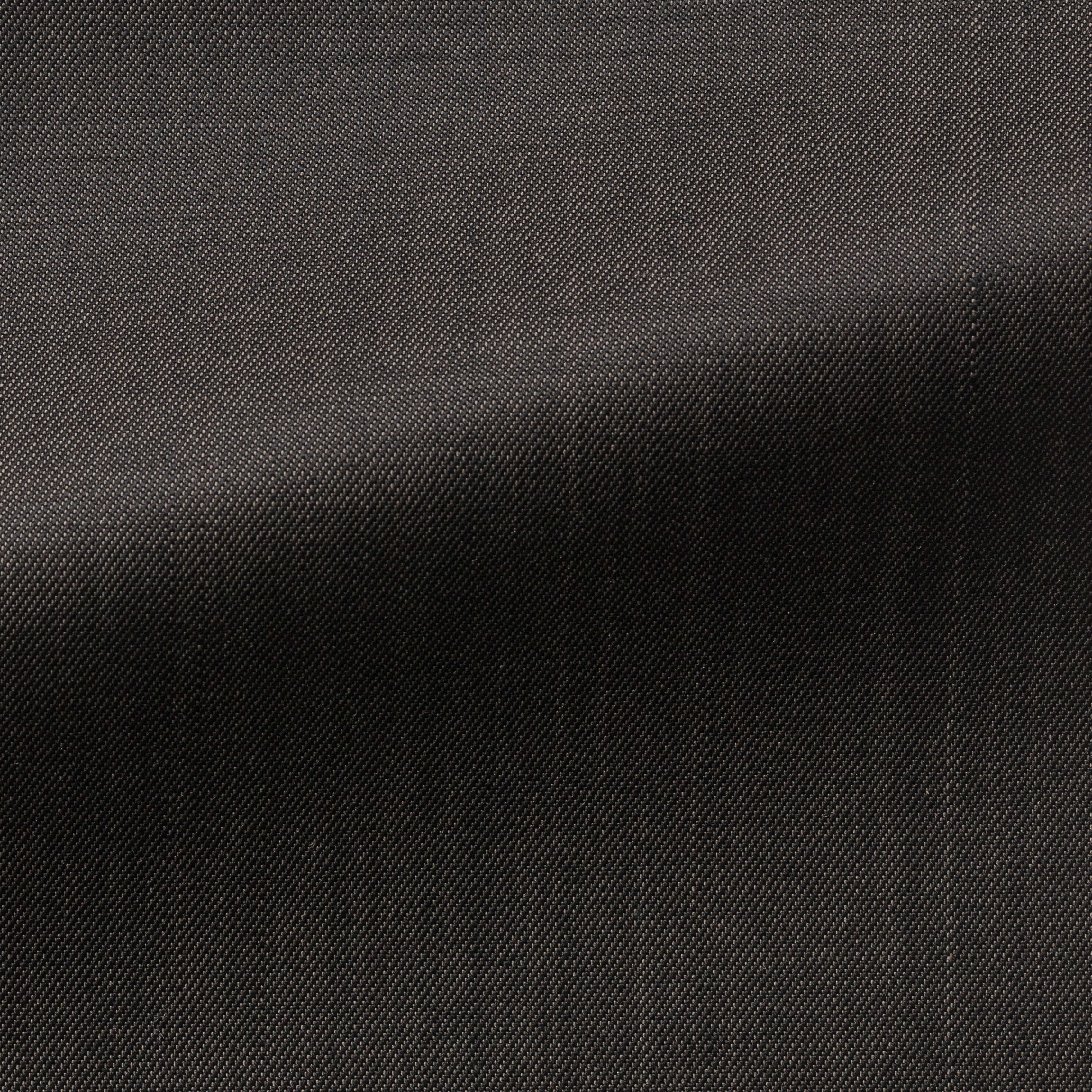 Dark Brown Twill Wool-Mohair Sui