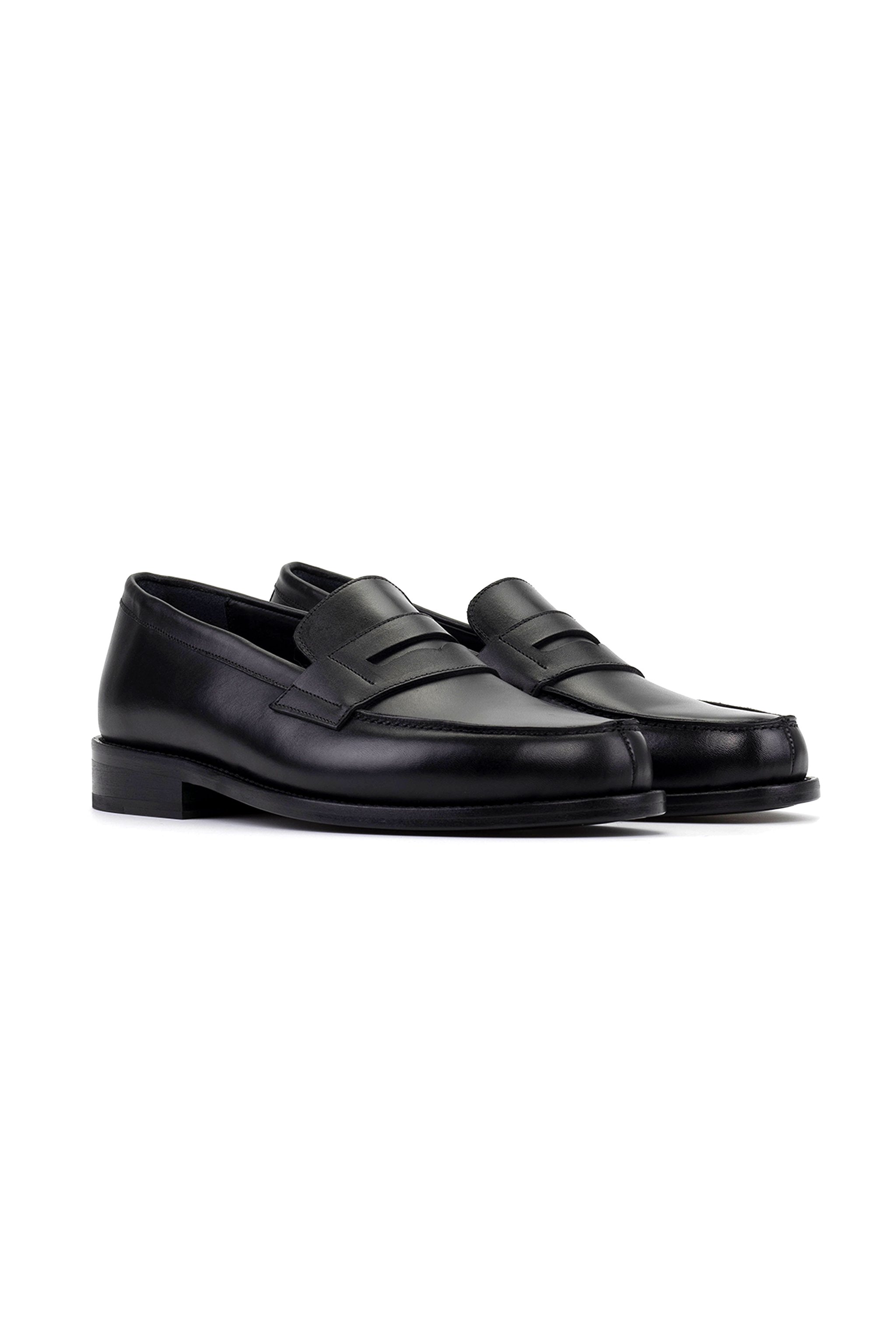 Black Calf Penny Loafer