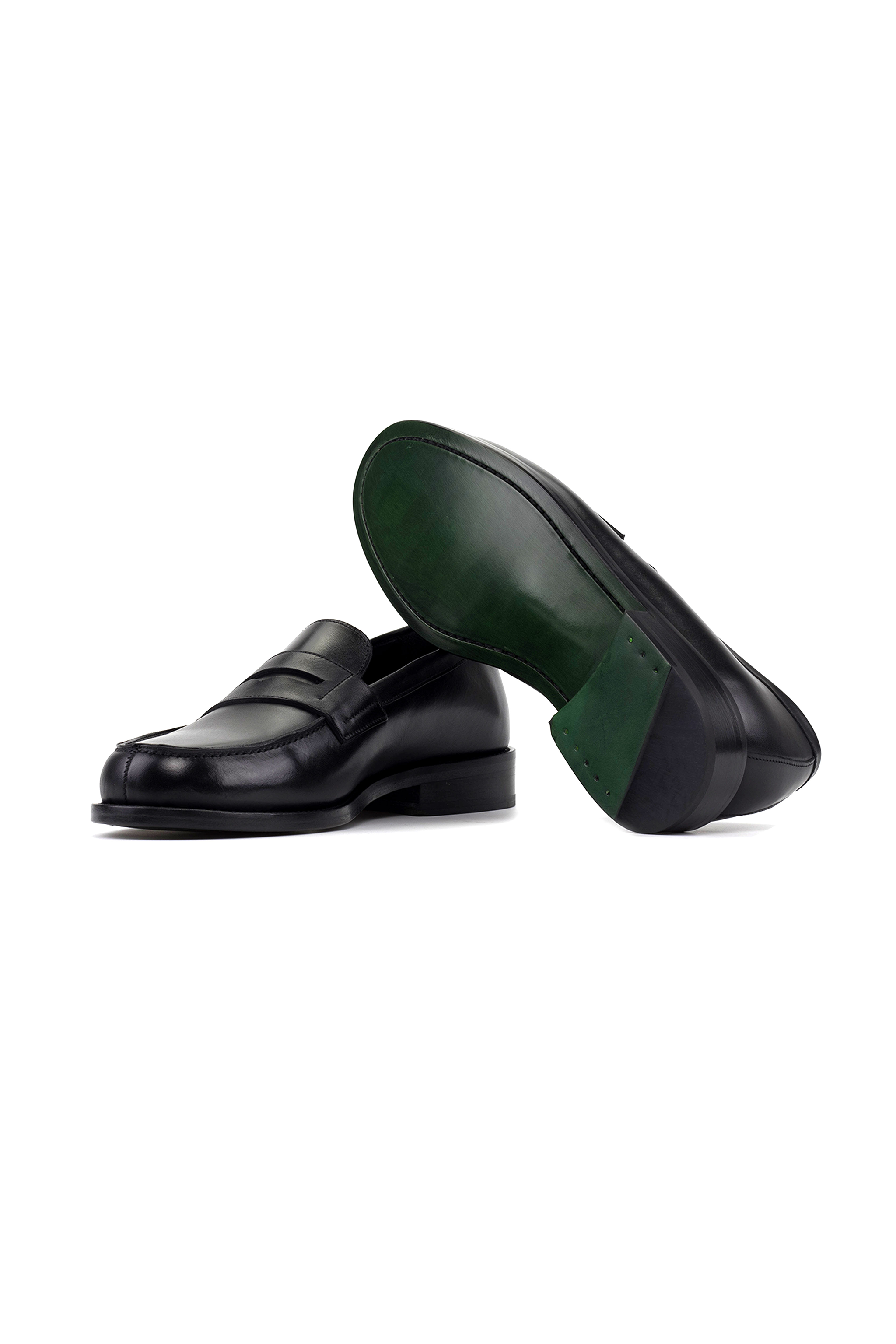 Black Calf Penny Loafer
