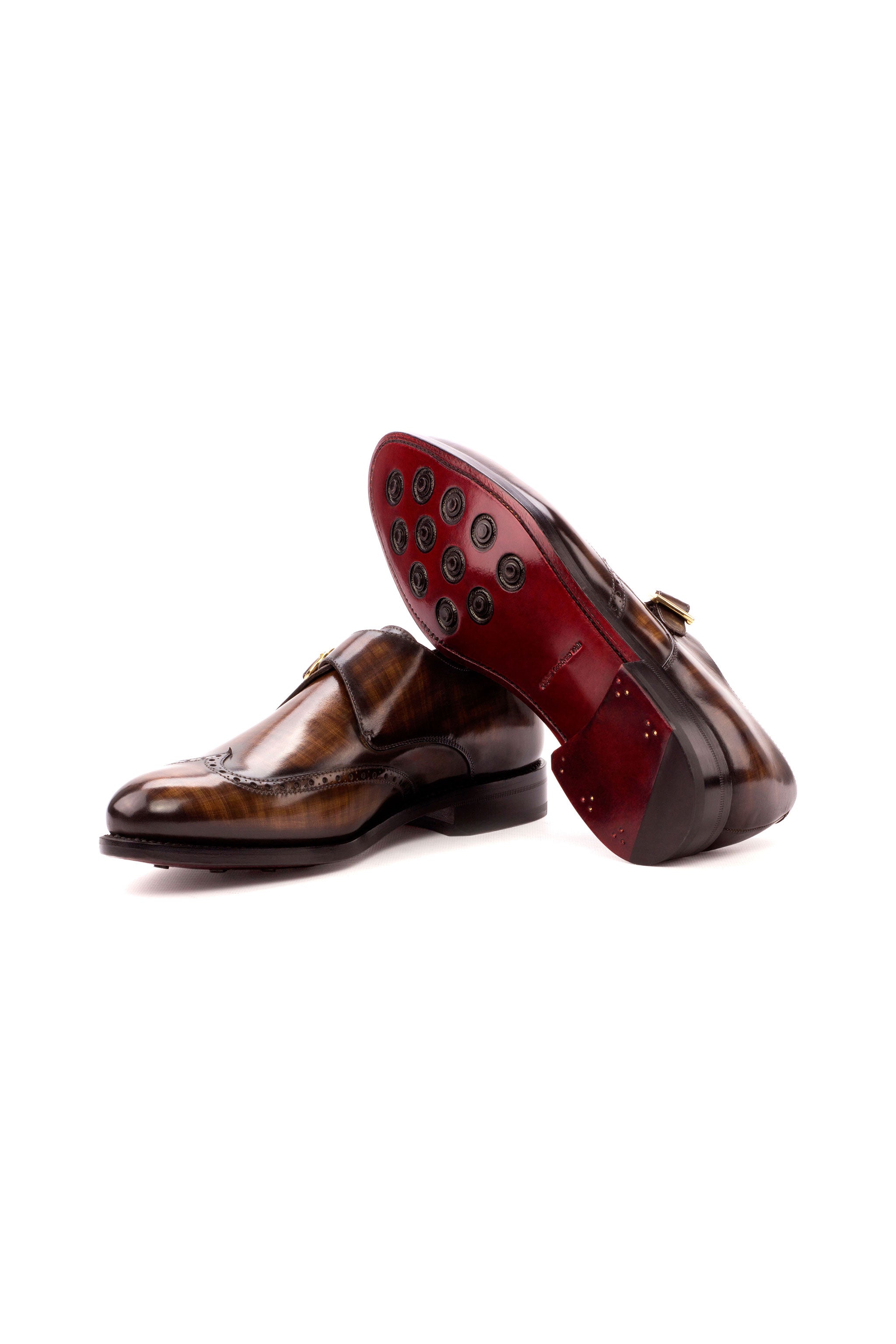 Brown Patina Single Monk