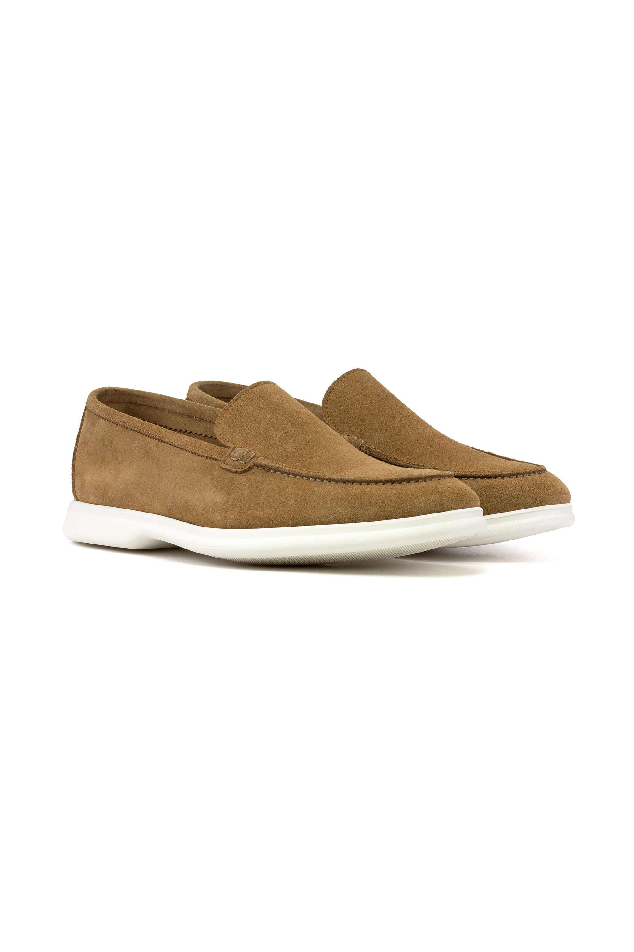 Camel Suede Moccasin Flex Sport